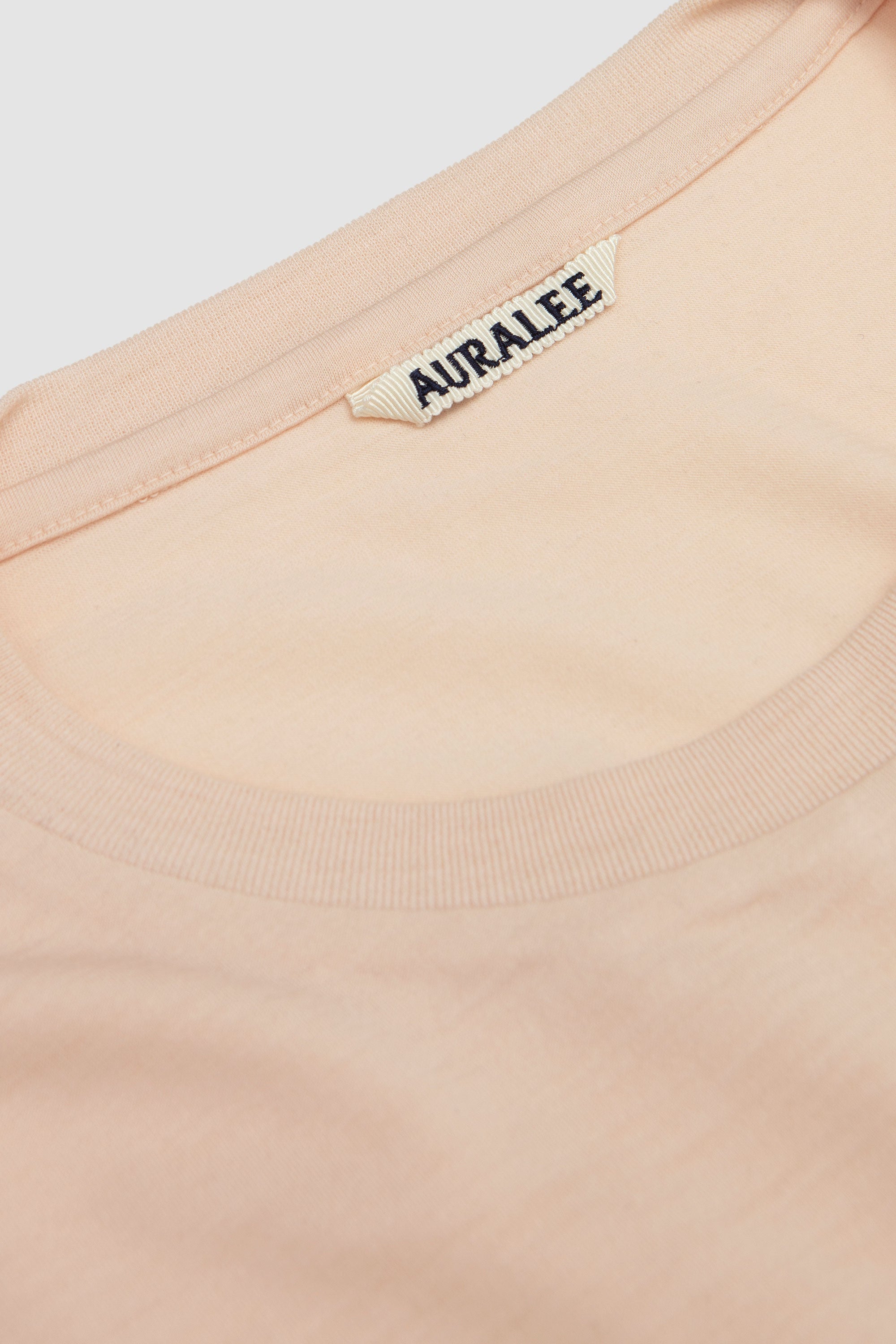 Super Soft Wool Jersey Tee Light Pink