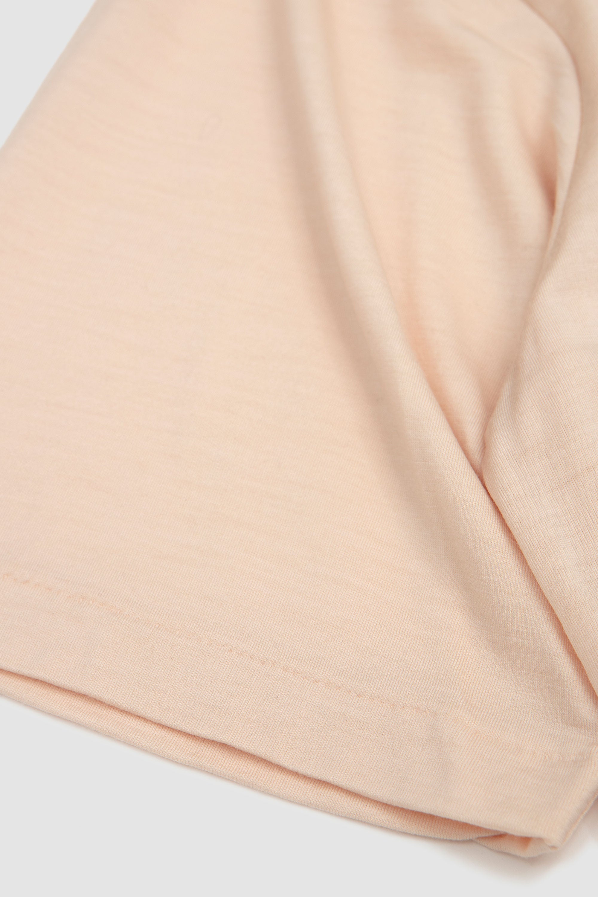 Super Soft Wool Jersey Tee Light Pink