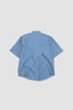 SPORTIVO STORE_Washed Finx Twill Big Half Sleeve Shirt Blue_6