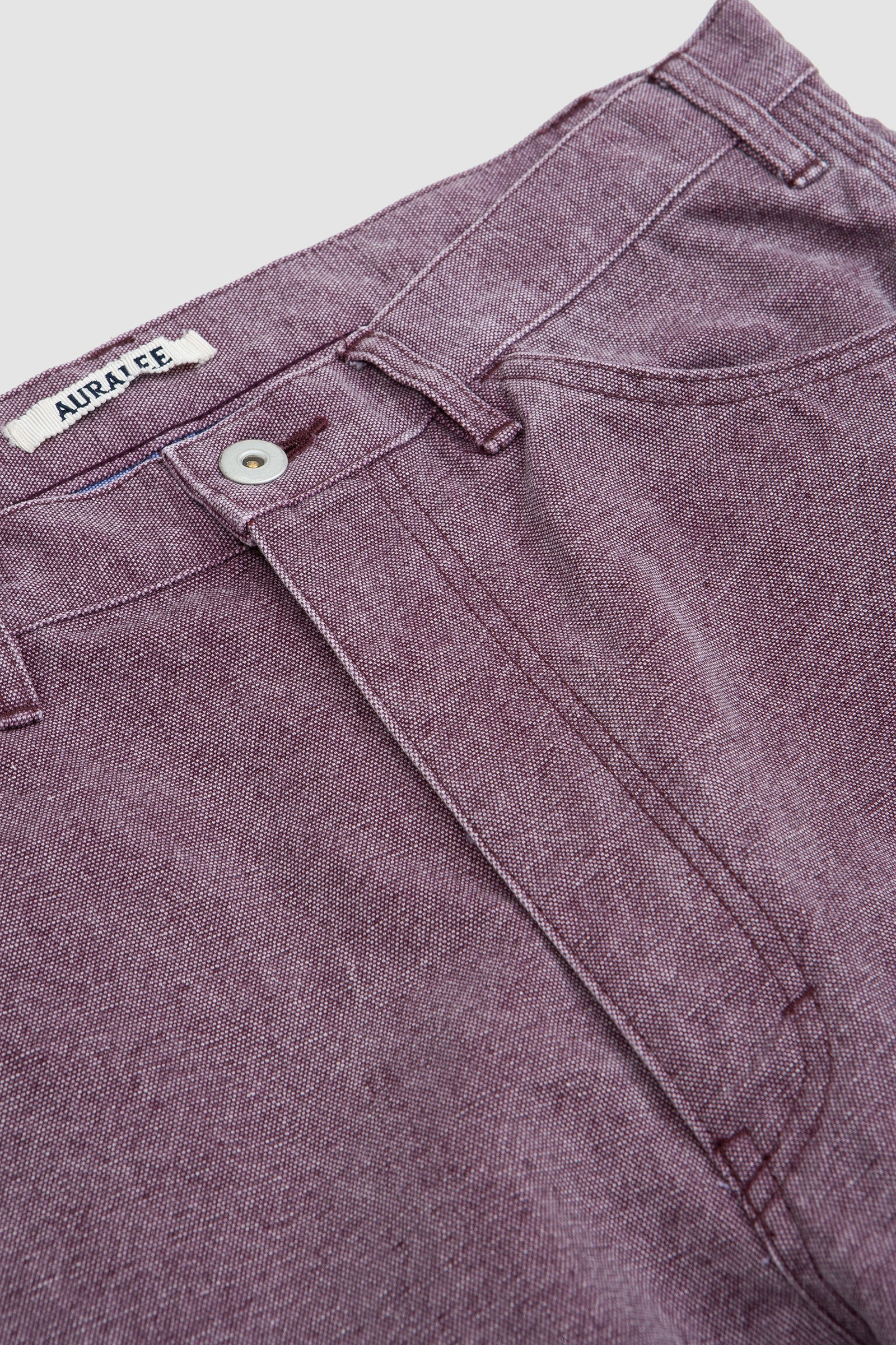 SPORTIVO [Washed organic canvas pants purple]