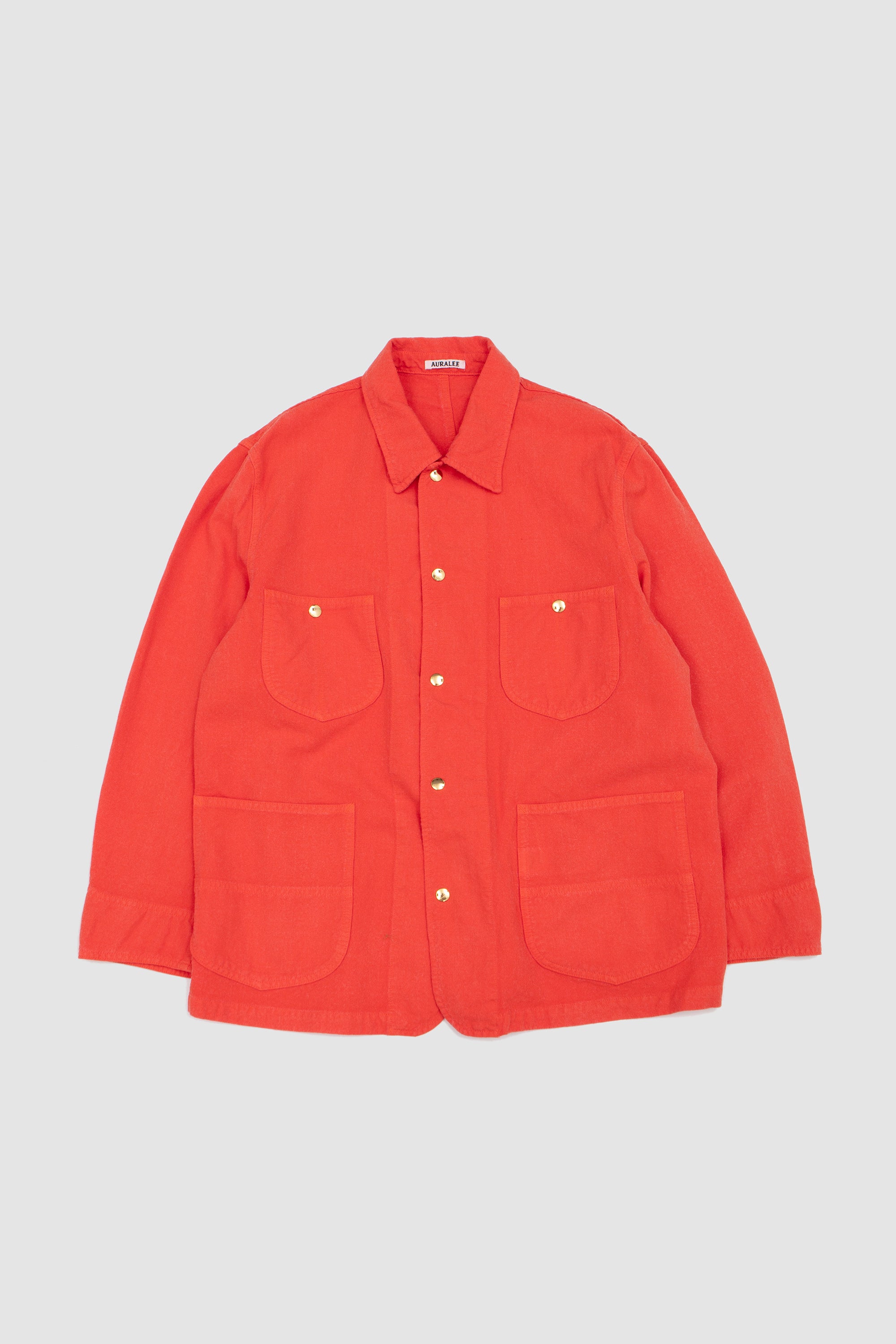 【ORANGE】3ボタン ボックスフィット ウール ジャケット SPORTIVO [Otto sherpa wool fleece jacket golden orange]