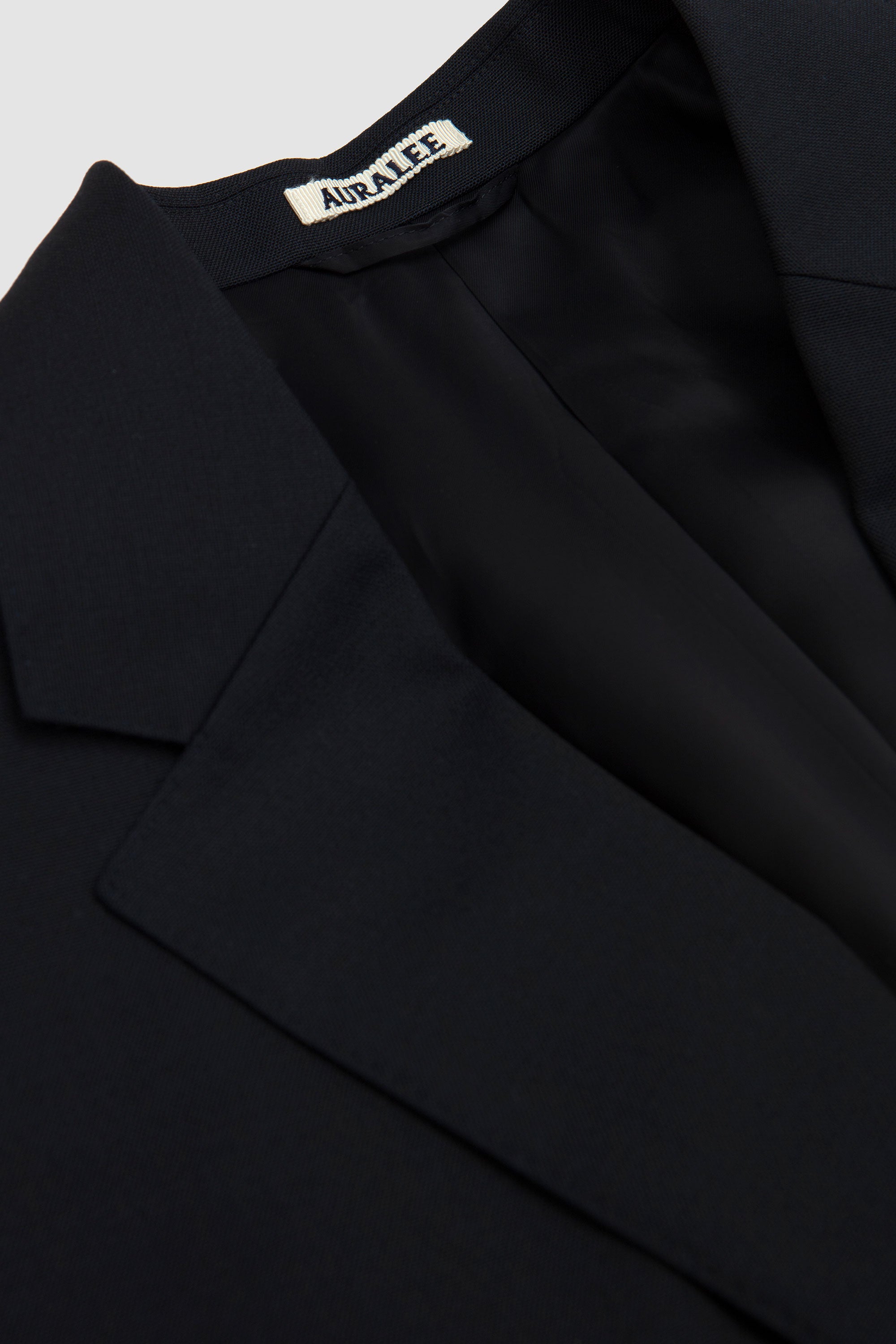 Wool Kid Mohair Hop Sack Jacket Dark Navy