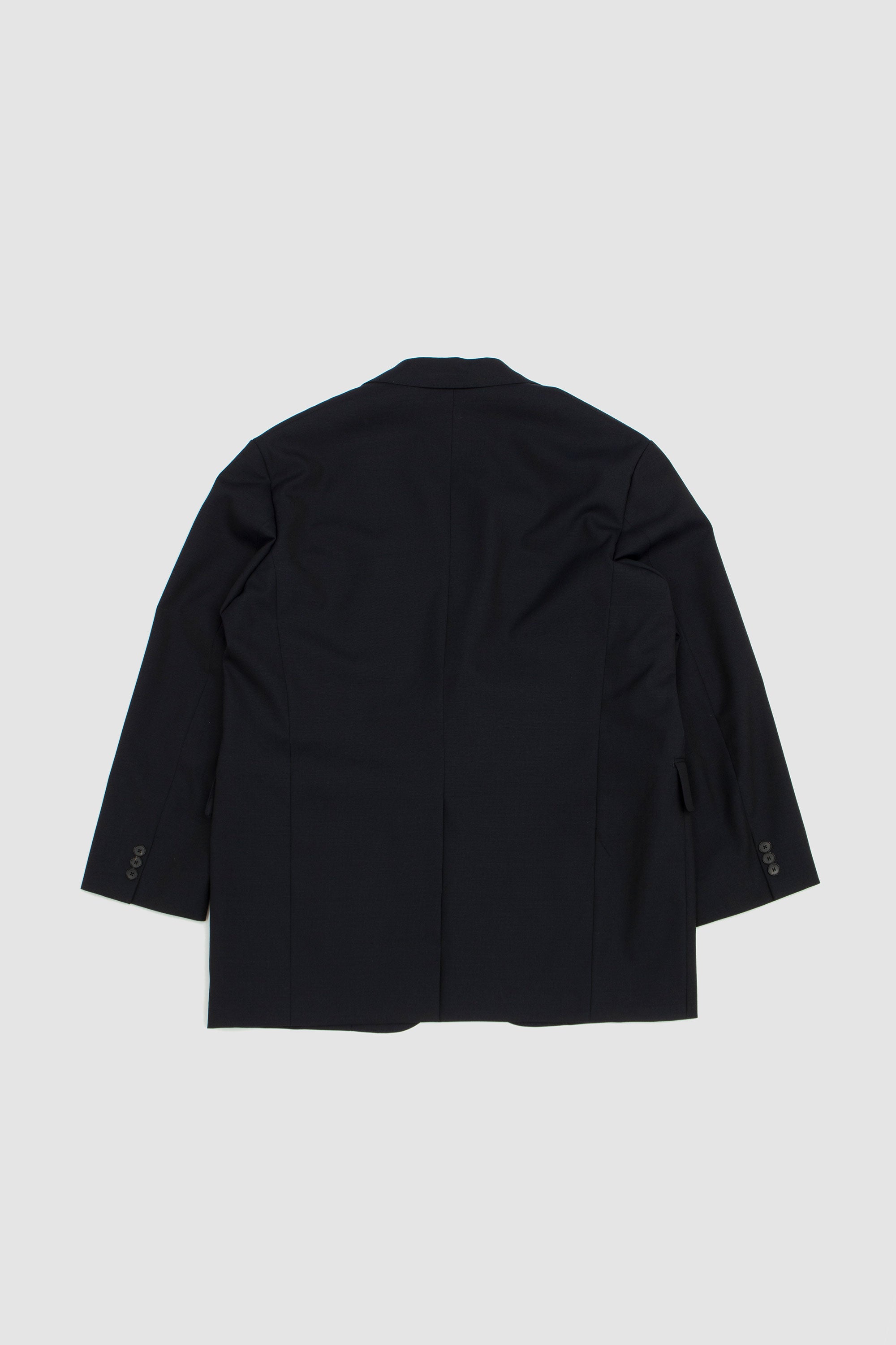 Wool Kid Mohair Hop Sack Jacket Dark Navy_4