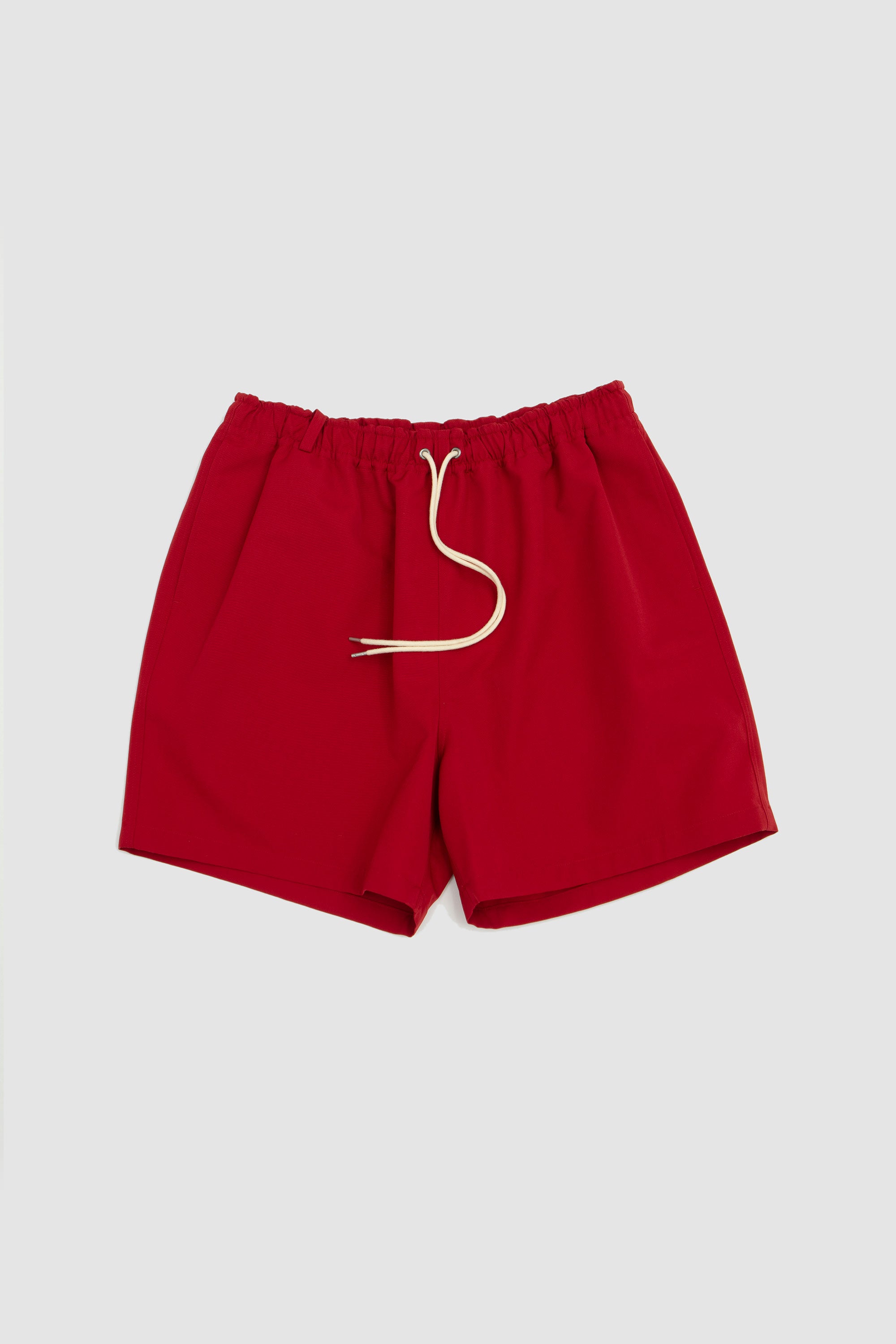 Wool Max Canvas Shorts Red