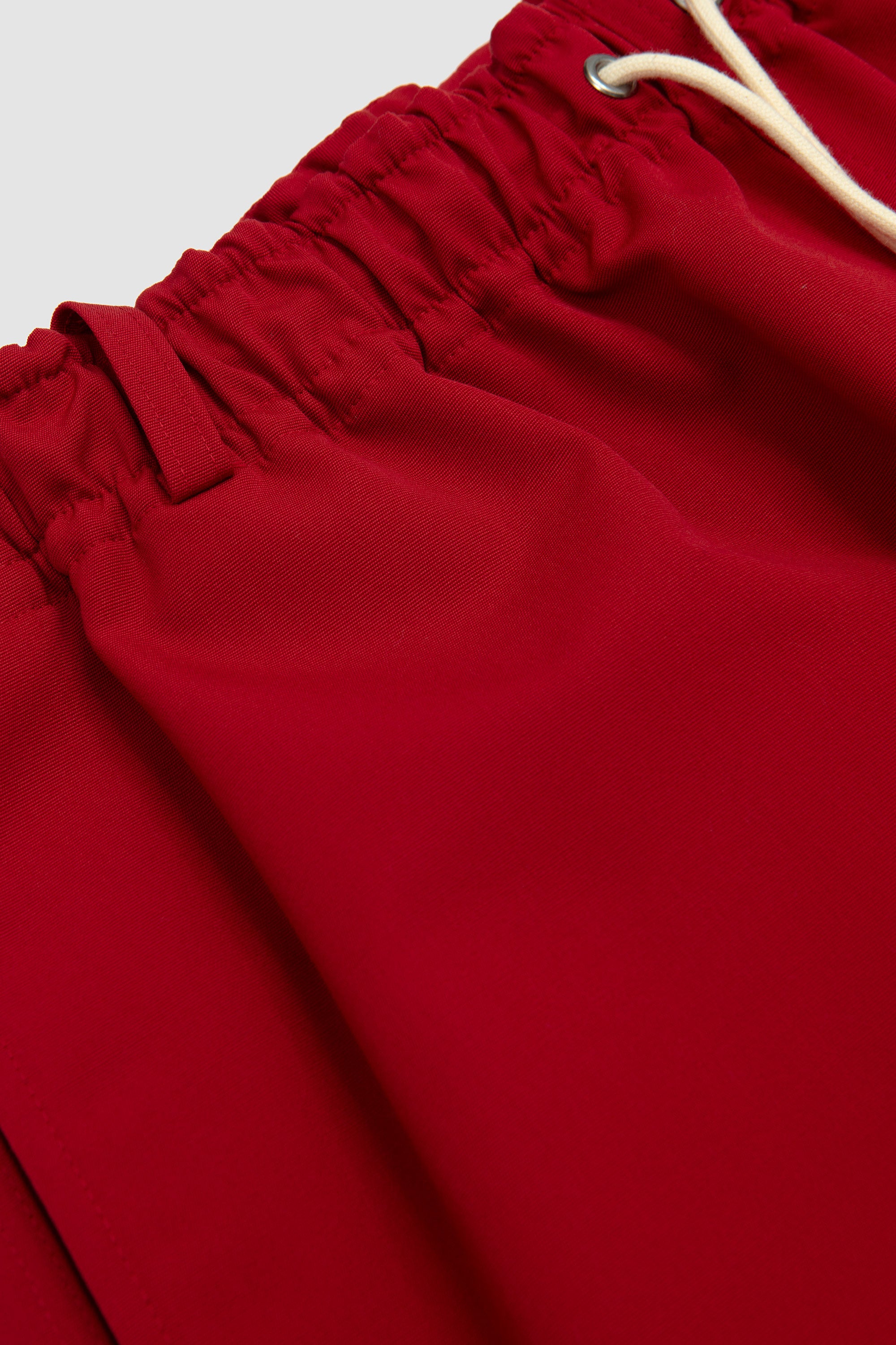 Wool Max Canvas Shorts Red