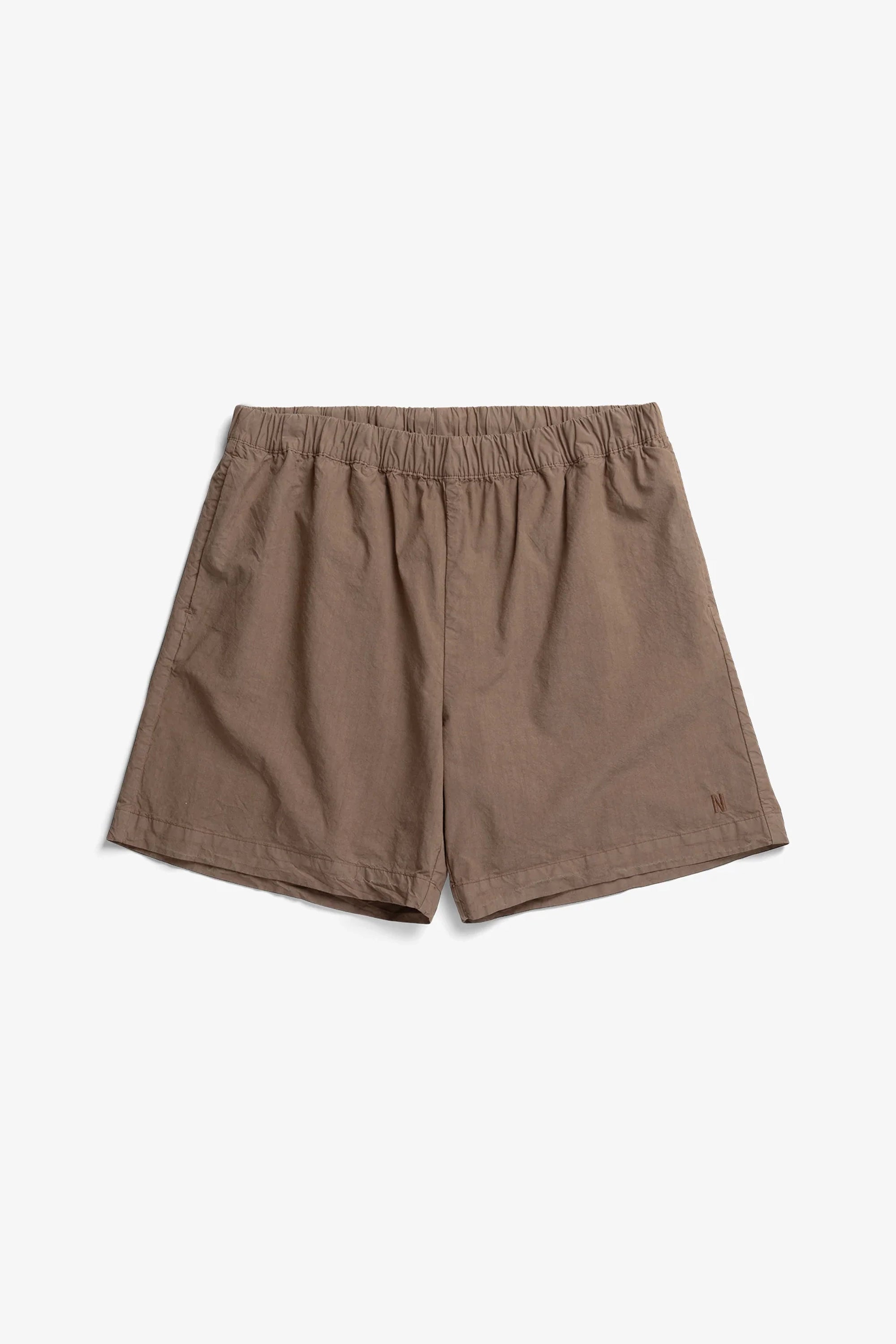 Aurland Cotton Tencel Short Walnut_1