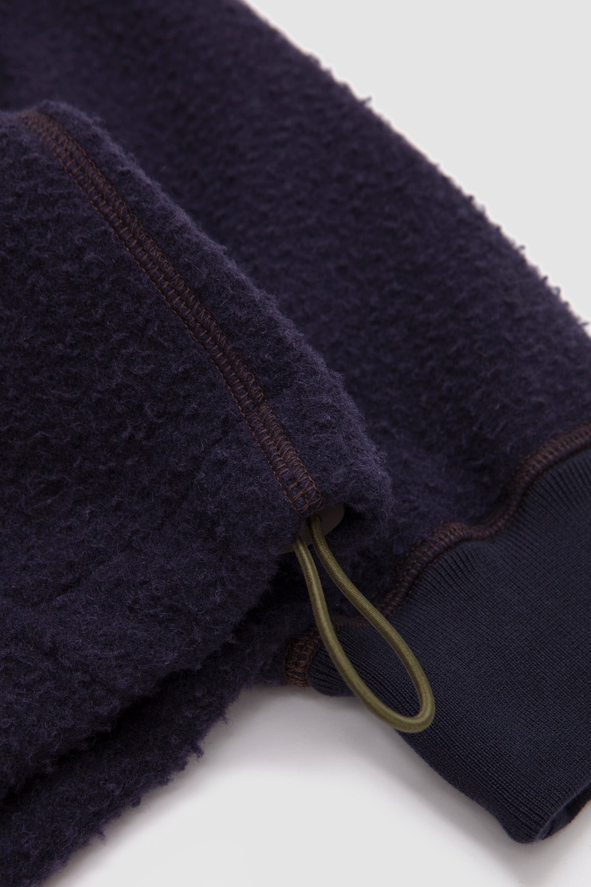 Casentino Wool Half-Zip Pullover Fleece Navy_3
