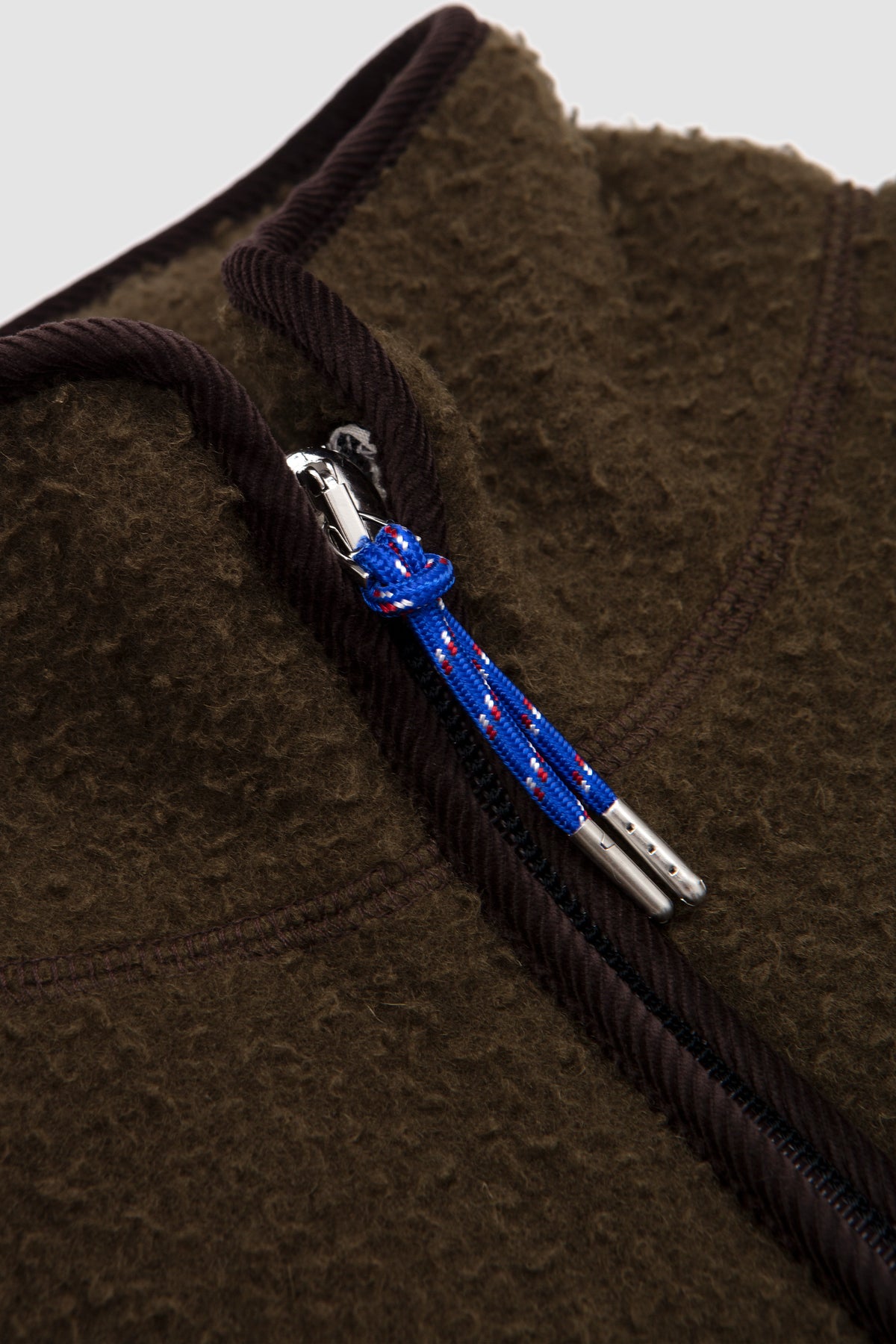 Casentino Wool Half-Zip Pullover Fleece Olive