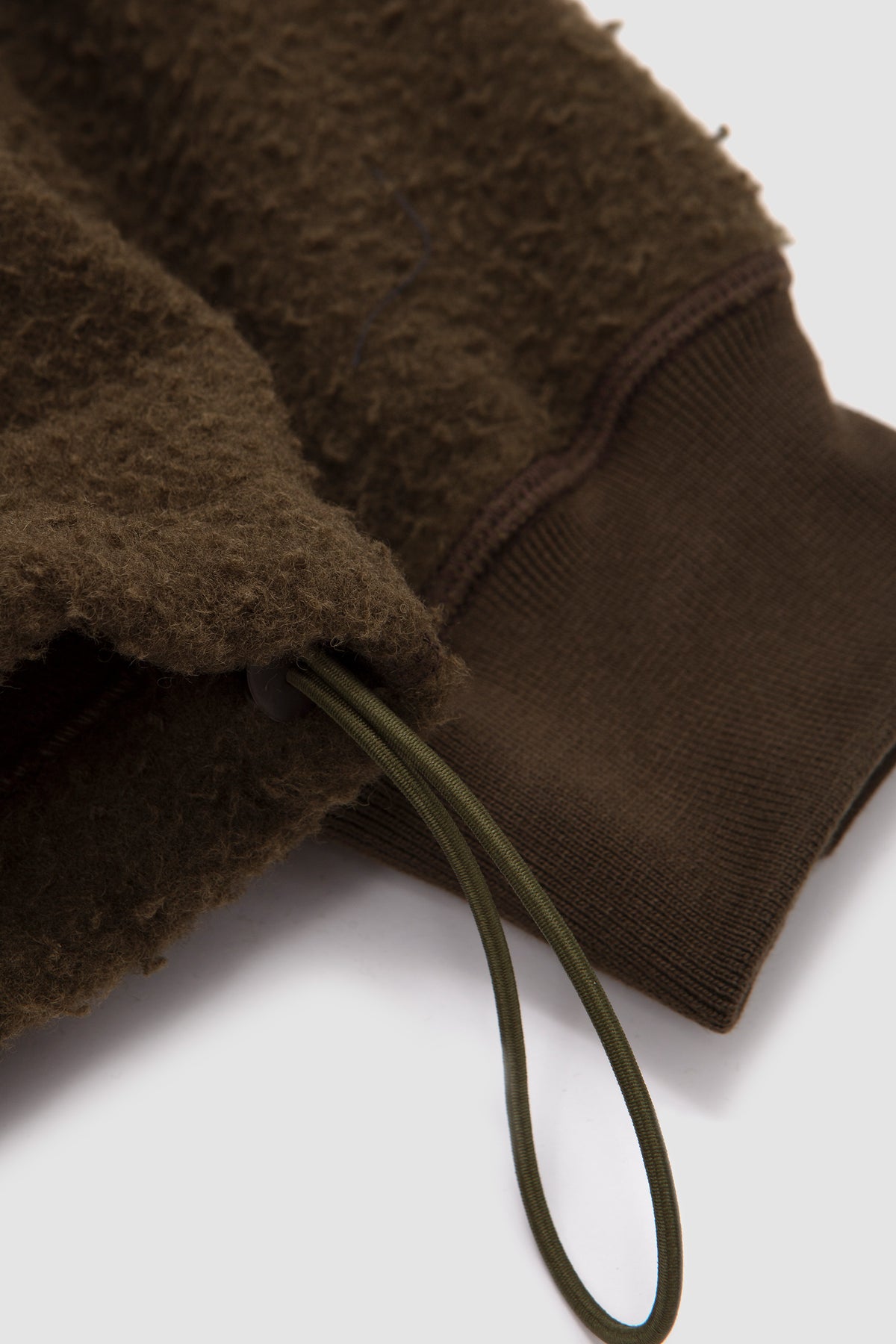 Casentino Wool Half-Zip Pullover Fleece Olive