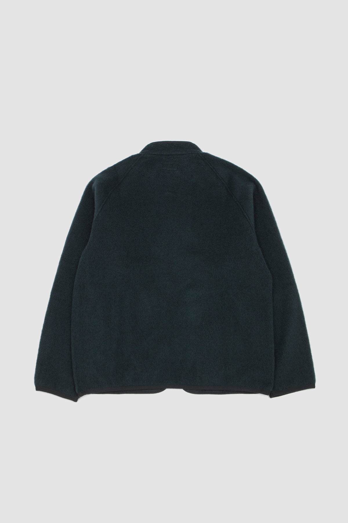 Contour Jacket Shaggy Wool Nylon Green_4
