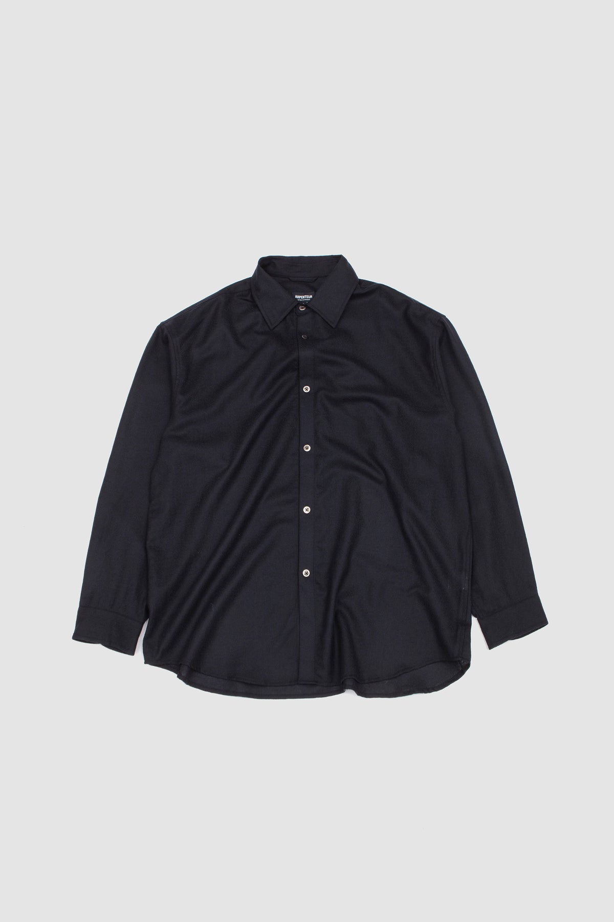 Doris Shirt Wool Flannel Midnight