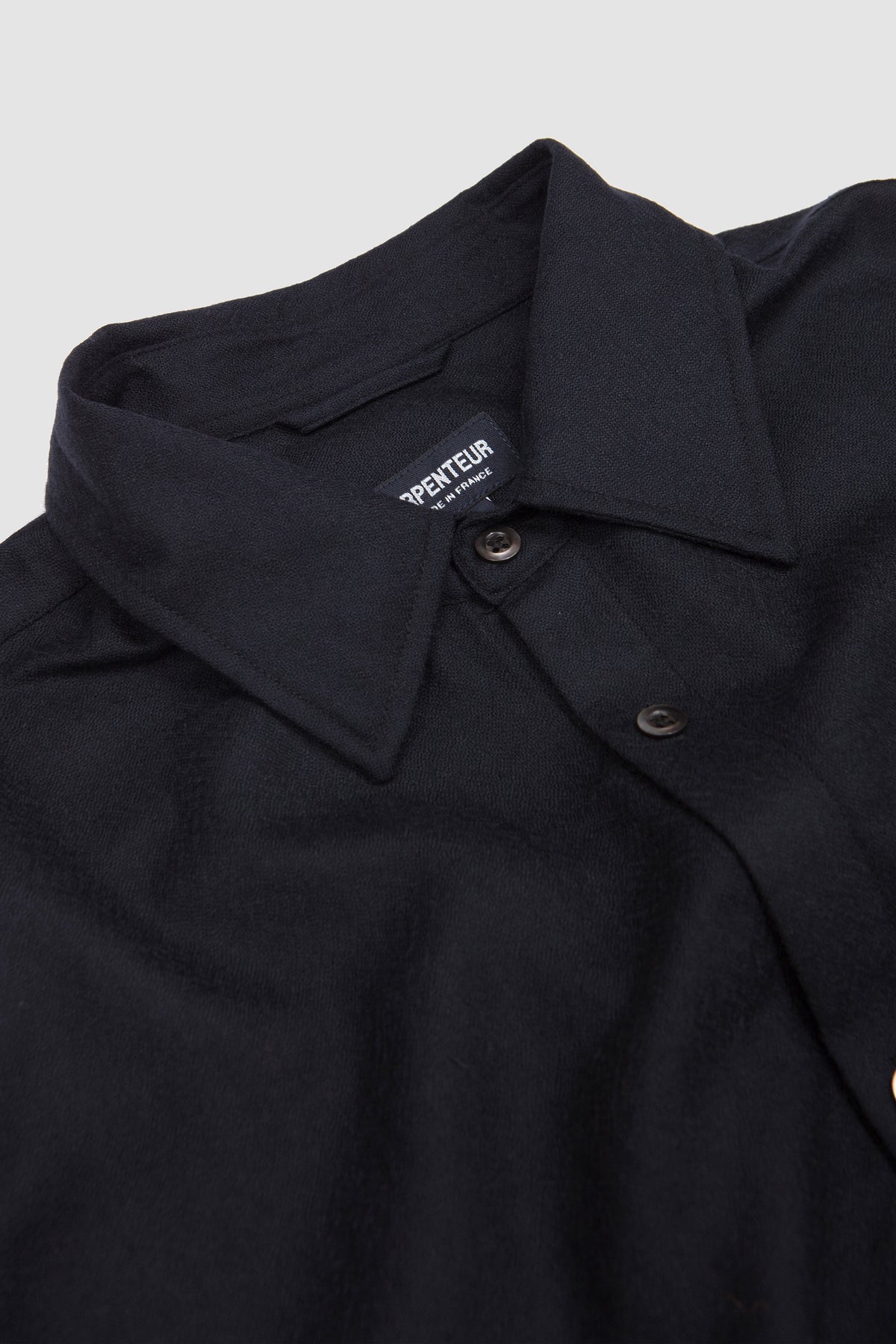 Doris Shirt Wool Flannel Midnight_2