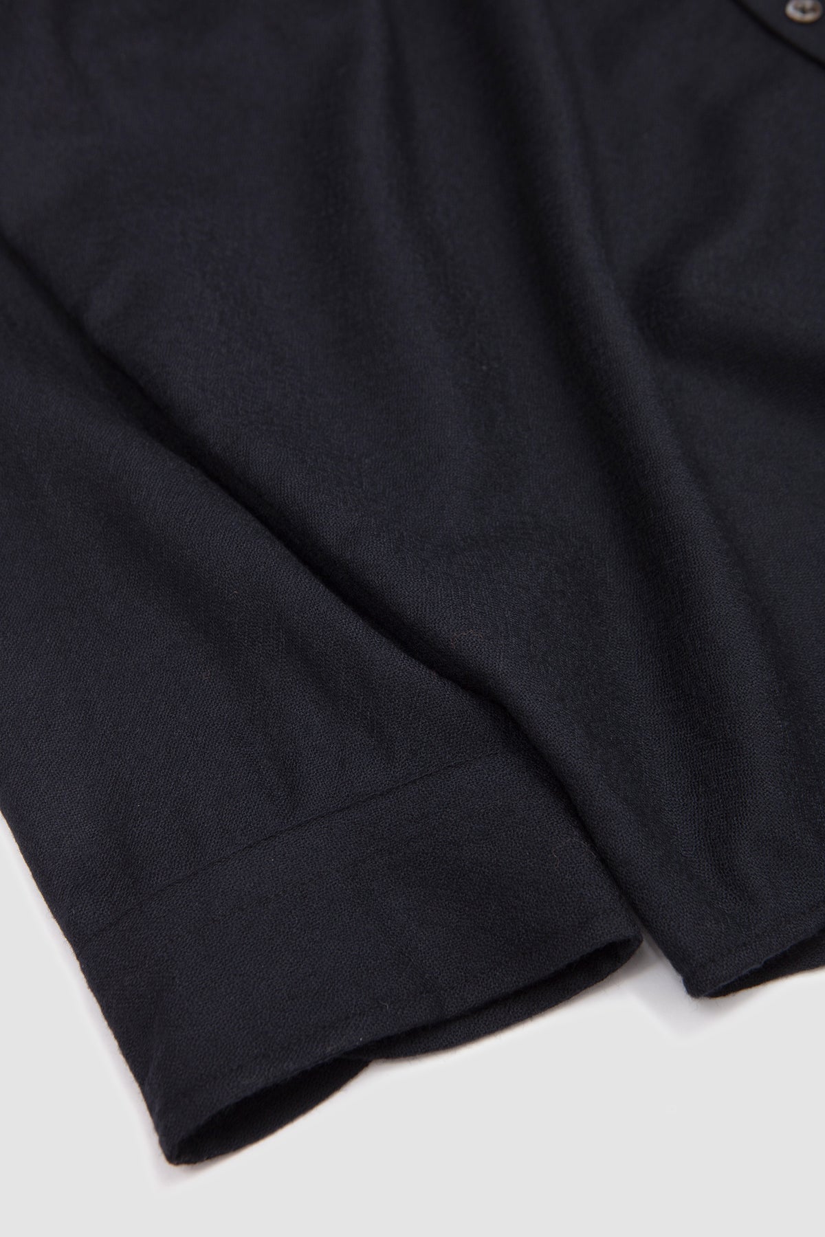 Doris Shirt Wool Flannel Midnight_3