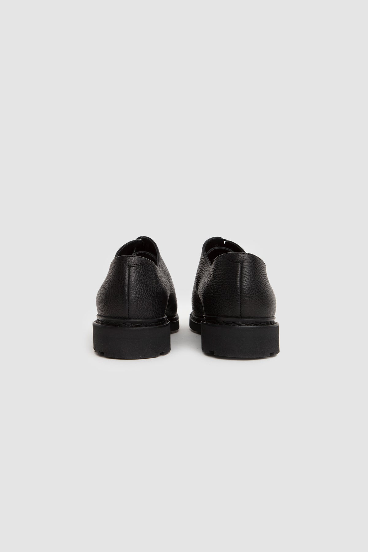 X Paraboot Mirage Shoes Grained Calf Leather Black_4