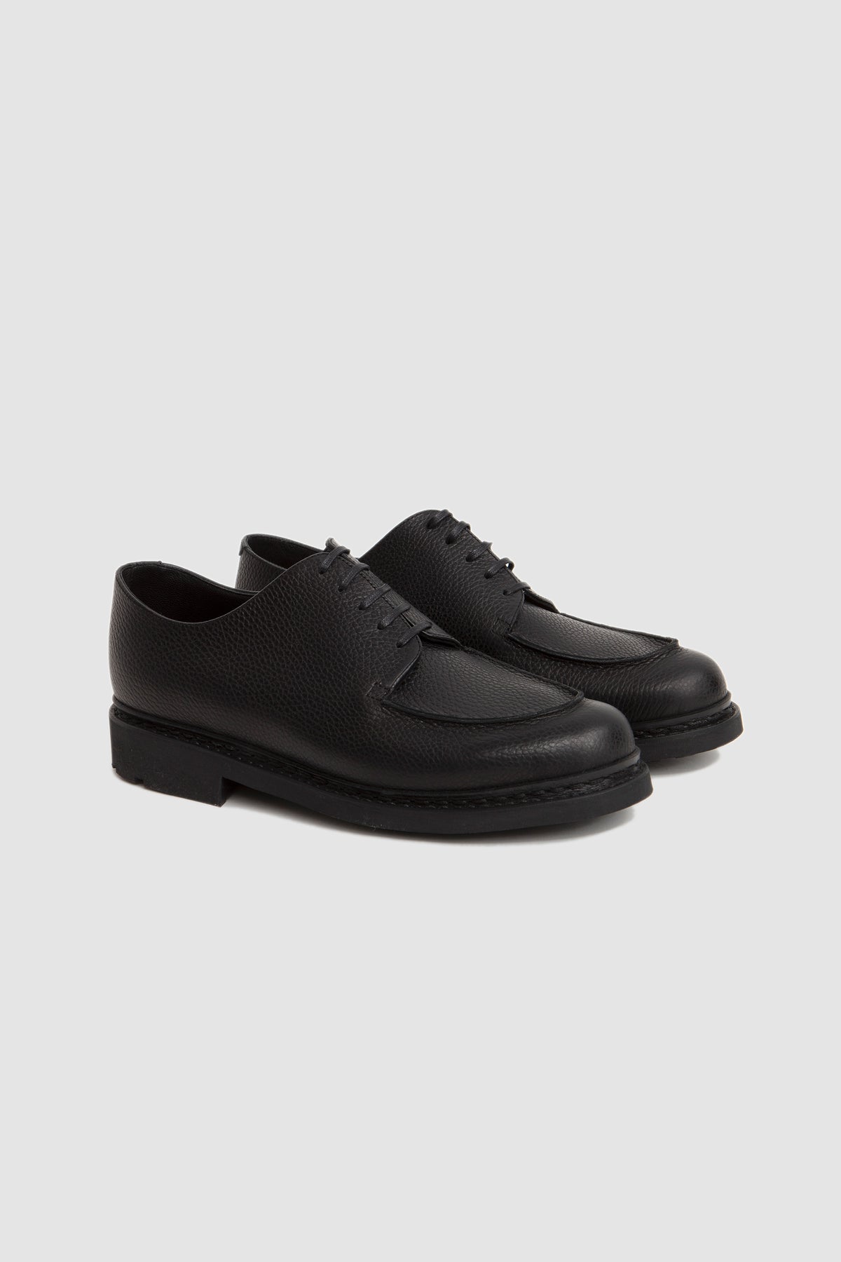 X Paraboot Mirage Shoes Grained Calf Leather Black_5