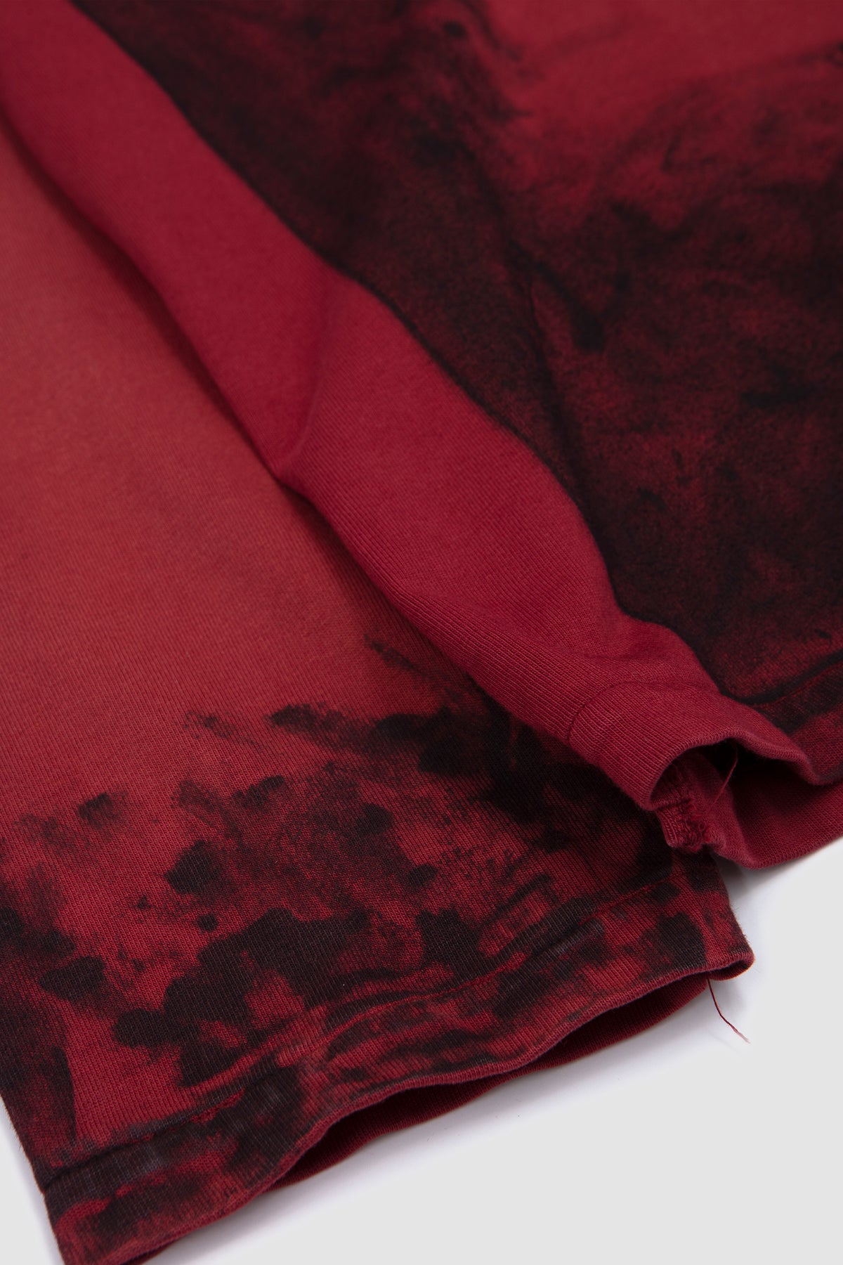 Painted Big Tee LS Red/ Black
