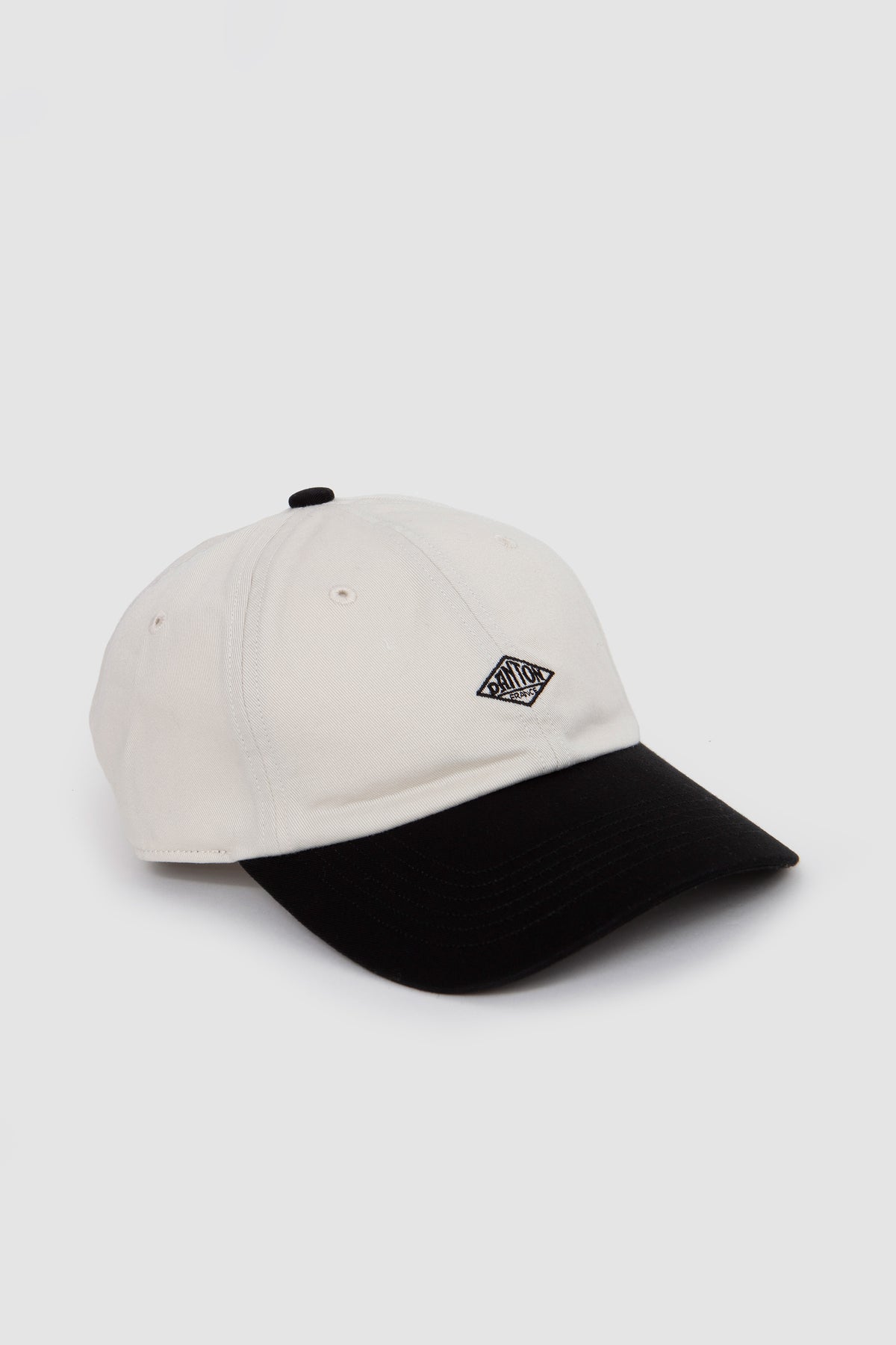 6Panel2Tone Cap Ecru/ Black/ Black