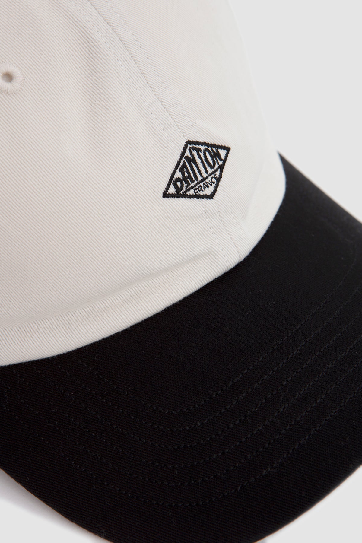6Panel2Tone Cap Ecru/ Black/ Black