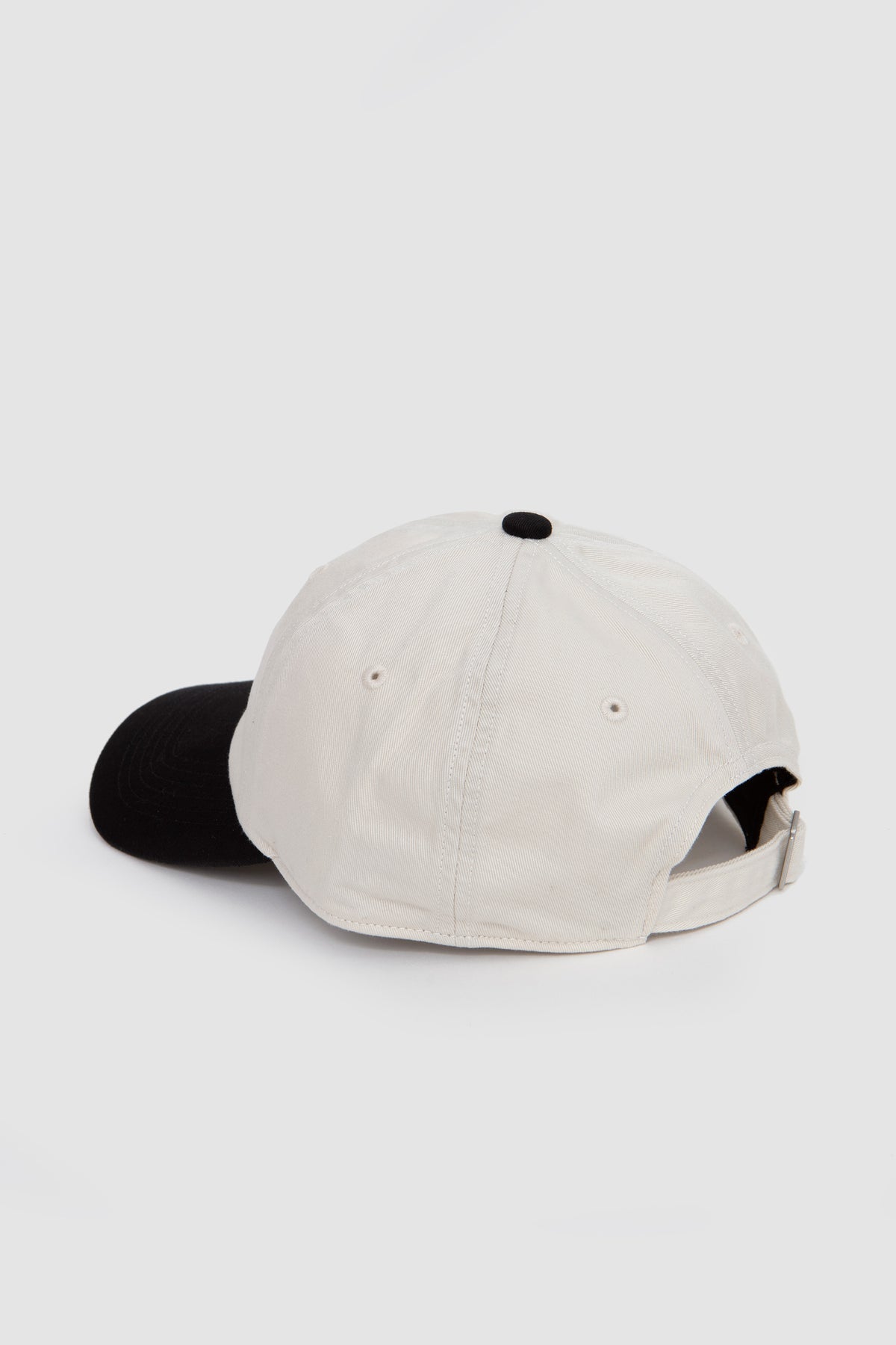 6Panel2Tone Cap Ecru/ Black/ Black