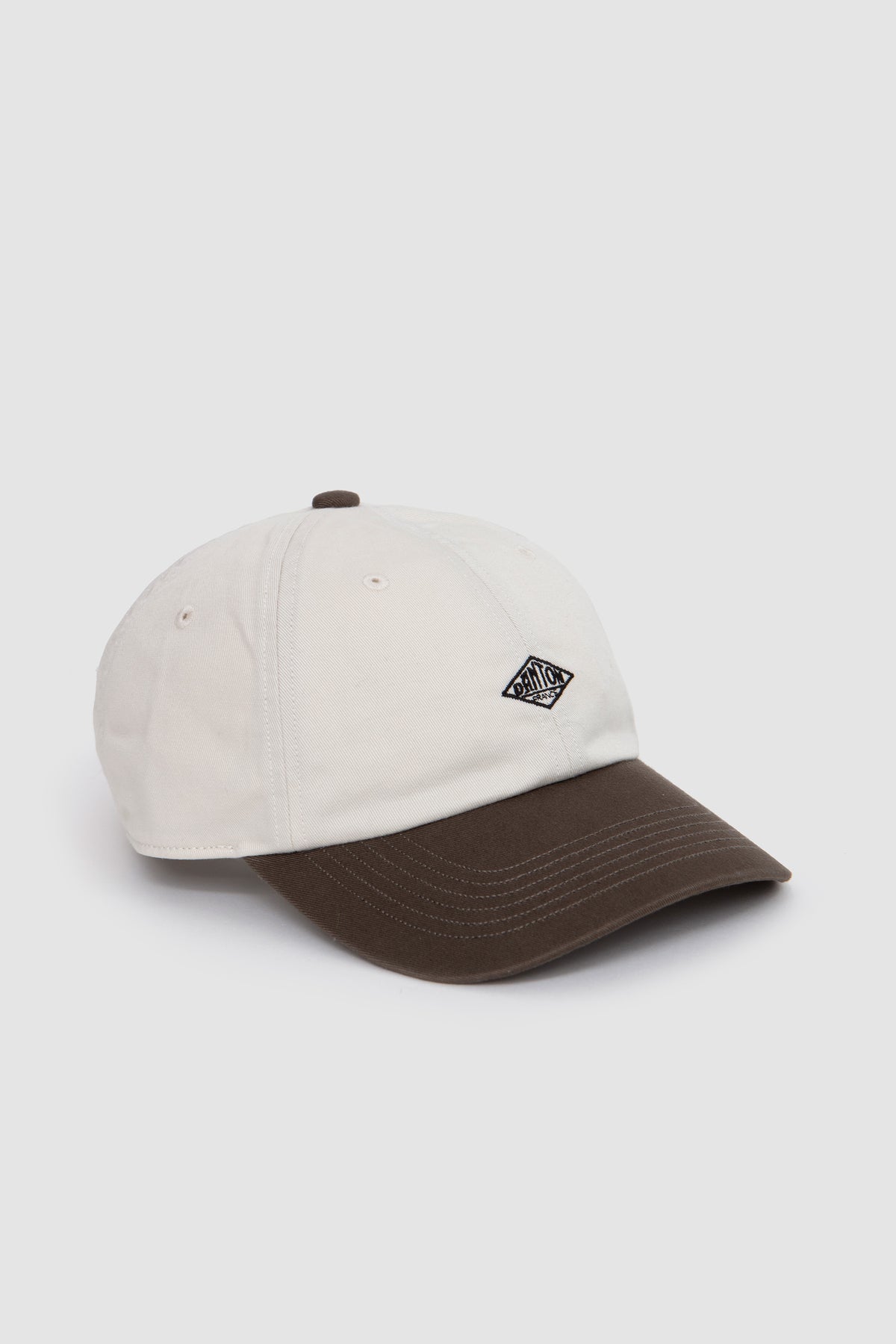 6Panel2Tone Cap Ecru/ Charcoal/ Black