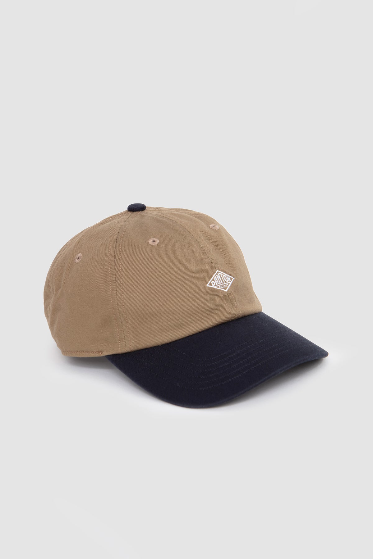 6Panel2Tone Cap Khaki/ Navy/ White