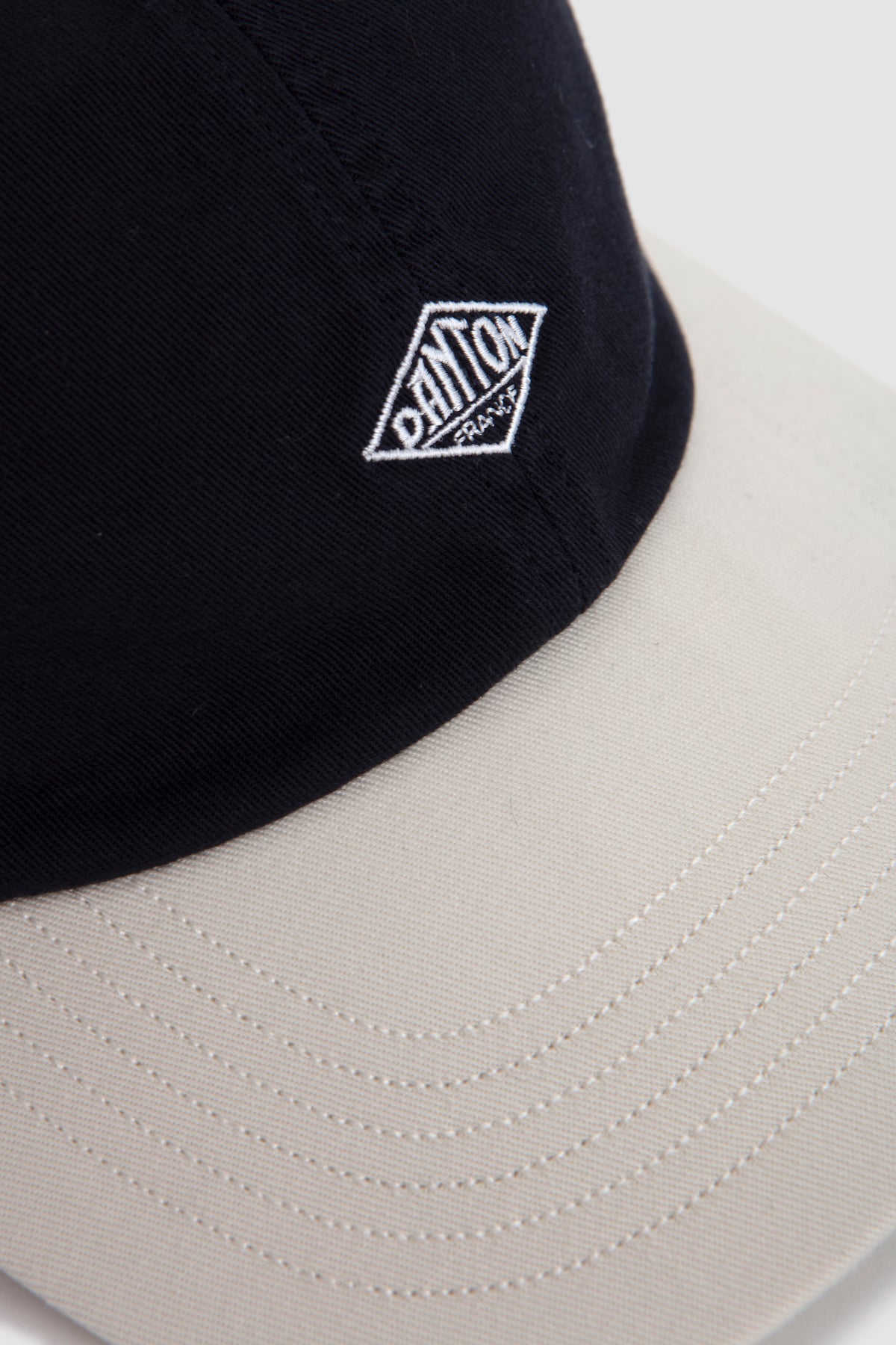6Panel2Tone Cap Navy/ Ecru/ White