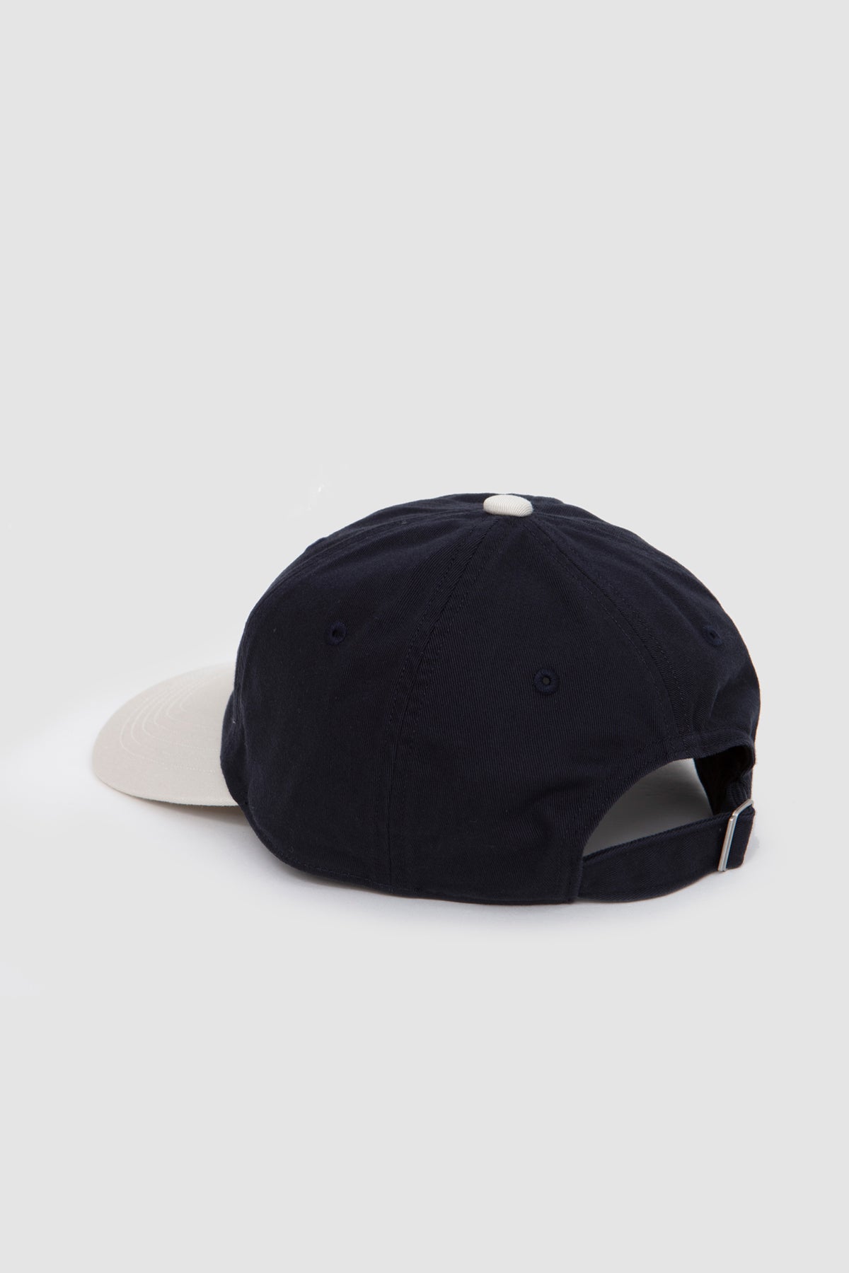 6Panel2Tone Cap Navy/ Ecru/ White