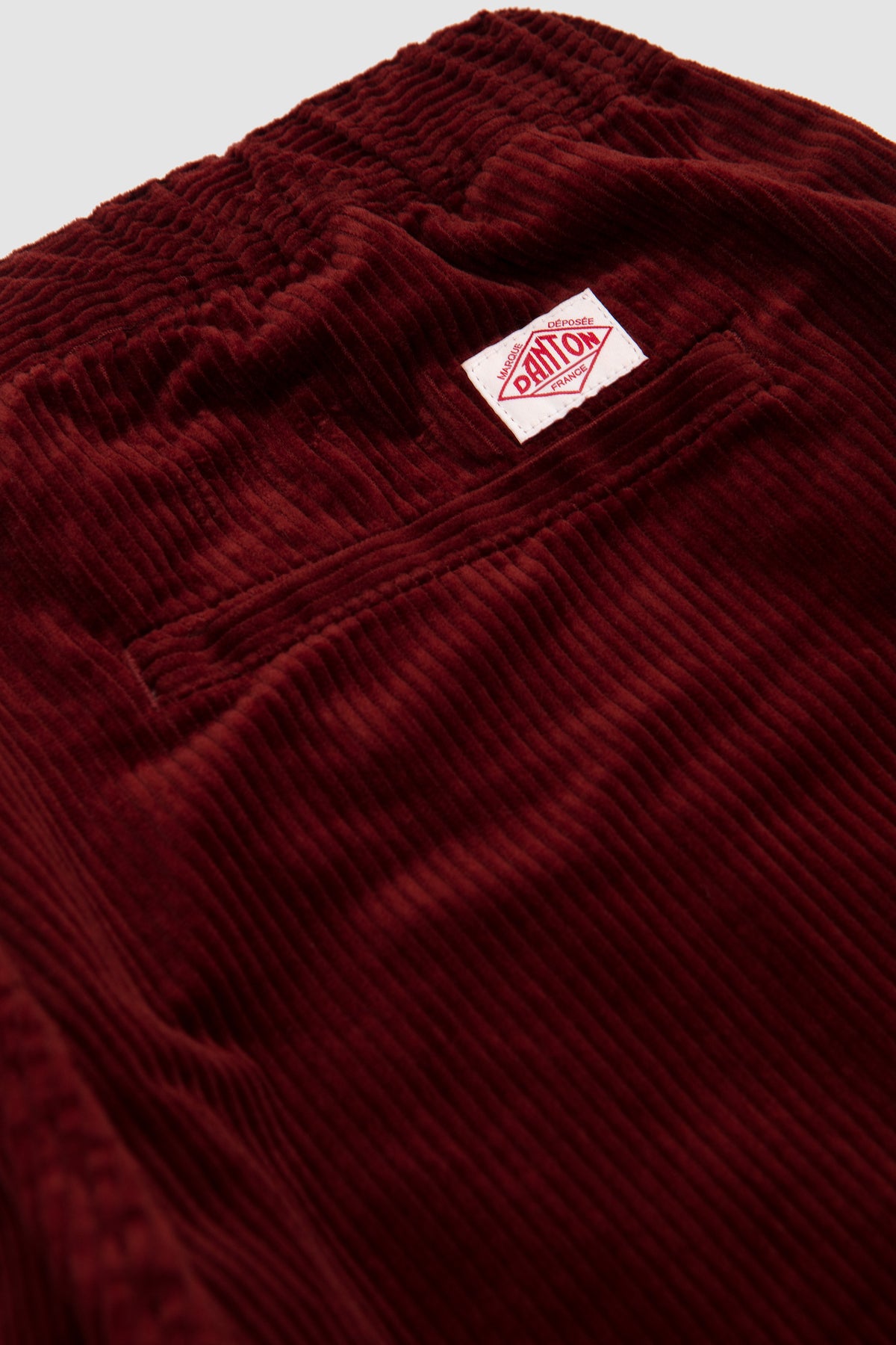 Easy Straight Pants Corduroy Burgundy
