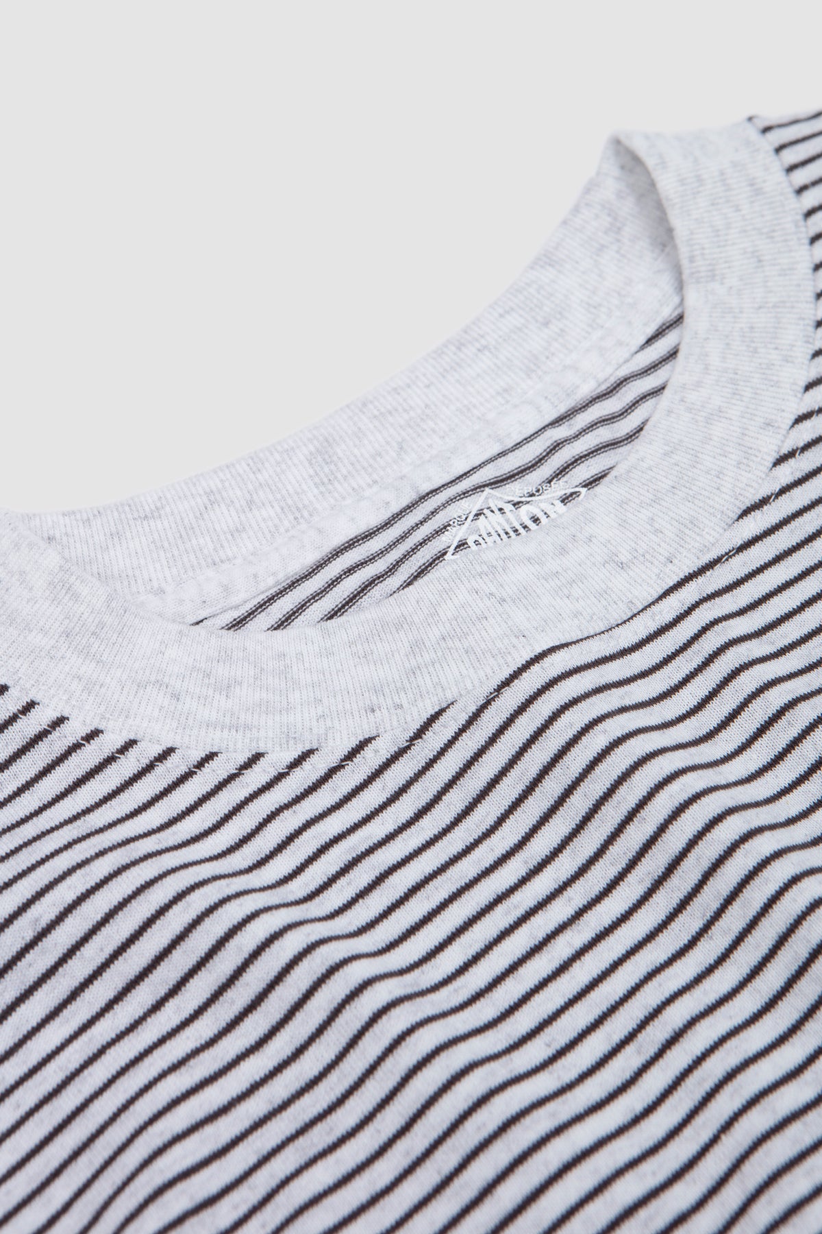 Long Sleeve T-Shirt Heather White/ Charcoal