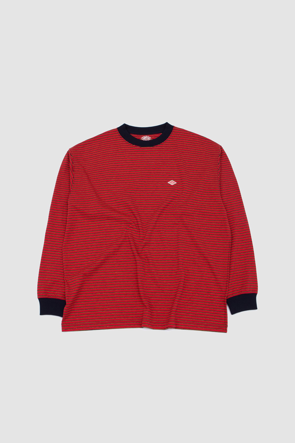 Long Sleeve T-Shirt Red/ Navy/ Yellow Multi_1