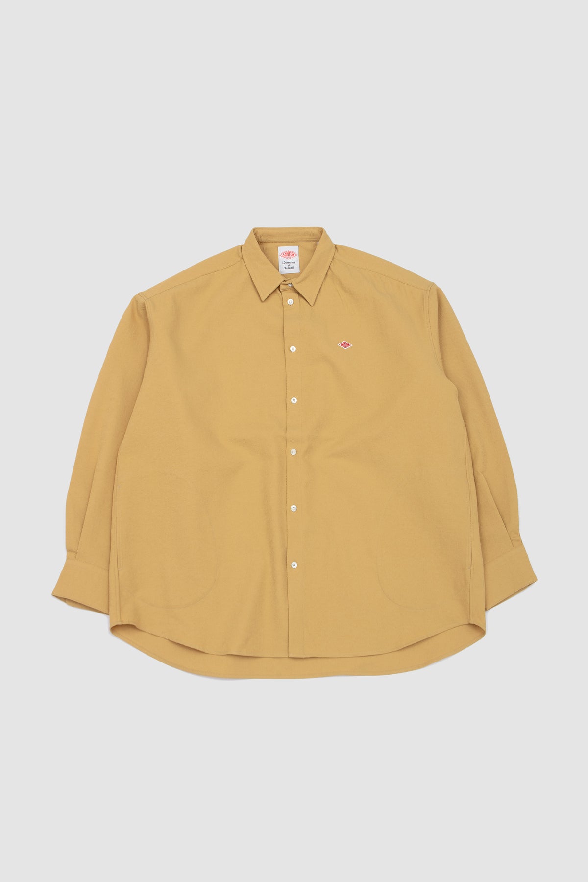 Regular Collar LS Shirt Mustard