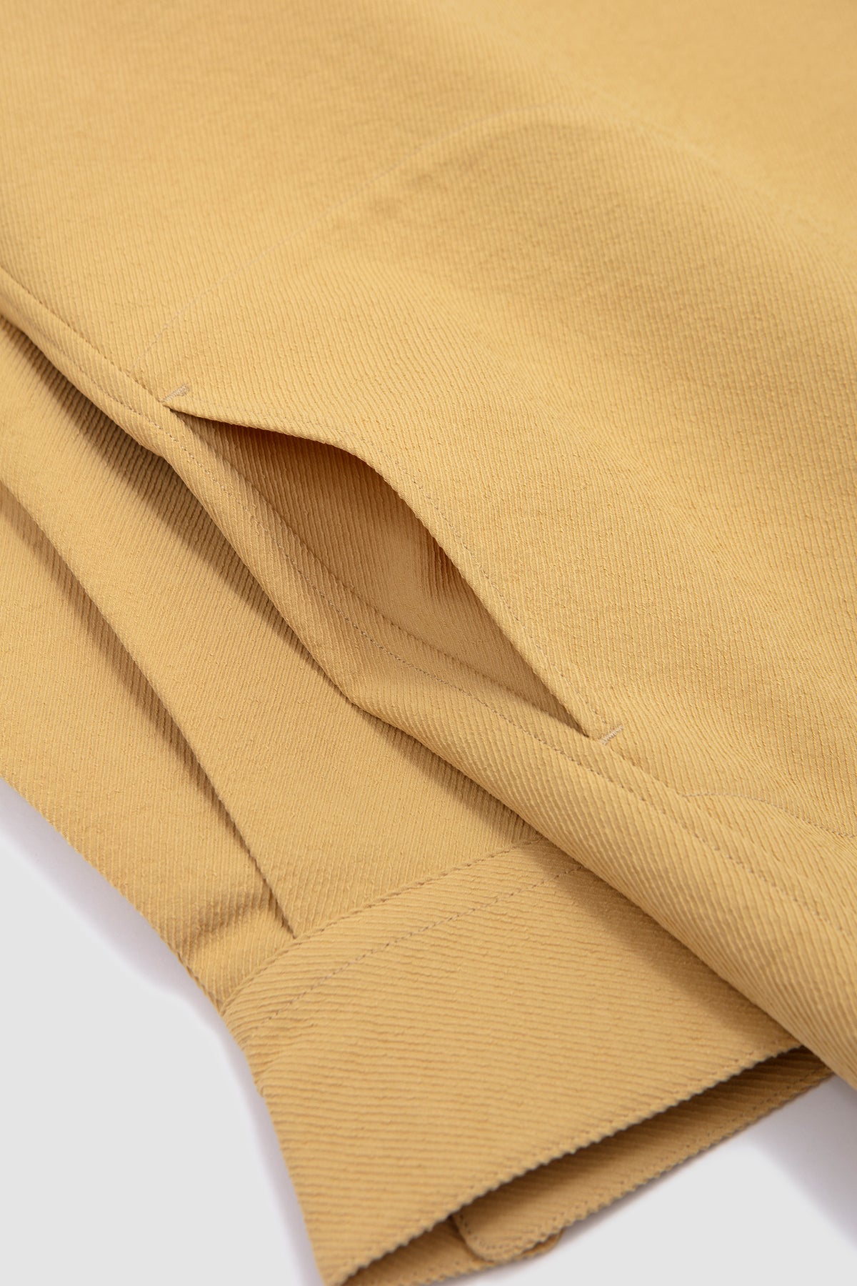 Regular Collar LS Shirt Mustard