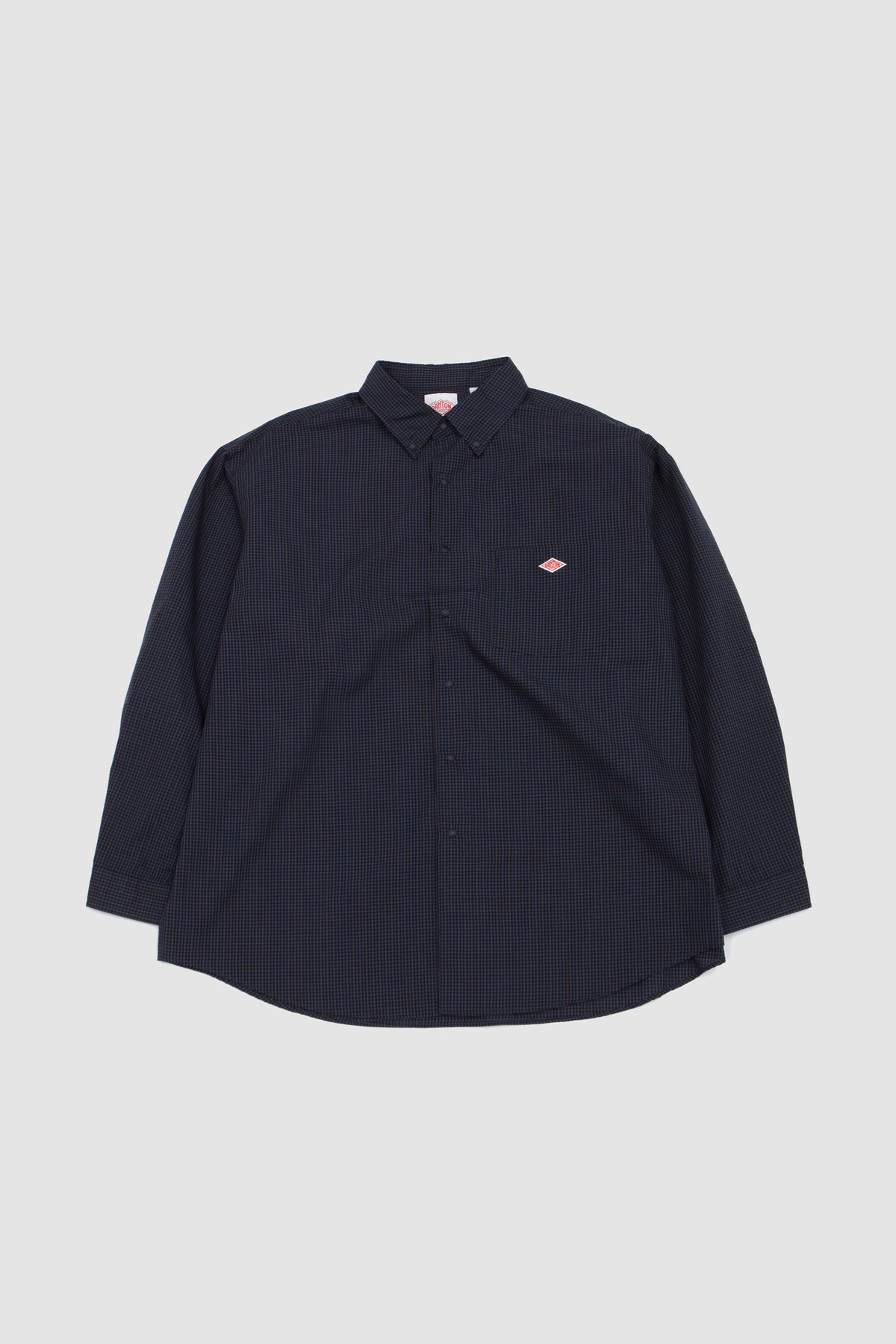 Washed Shirt Typewriter Navy