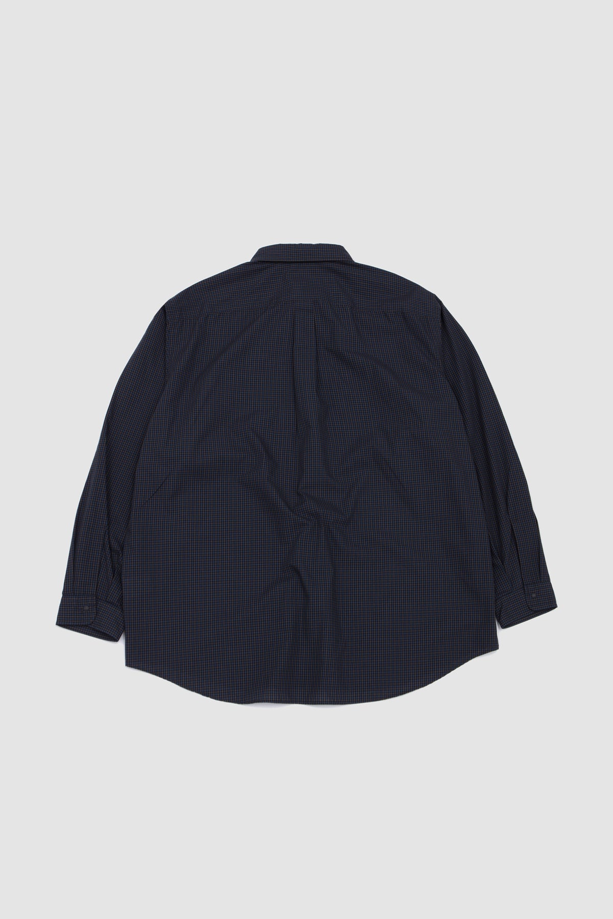 Washed Shirt Typewriter Navy_4