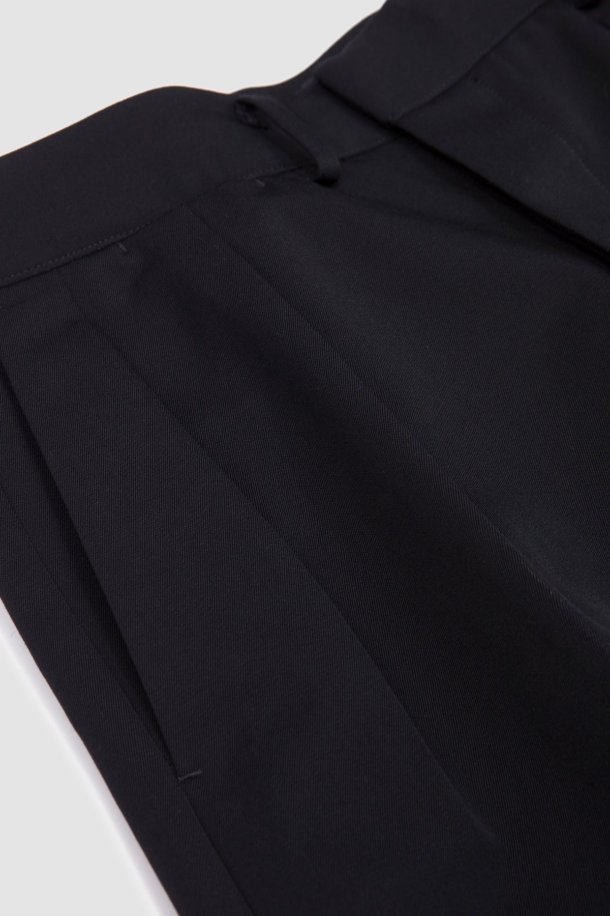 Wool Cotton Chino Riviera Pants Navy