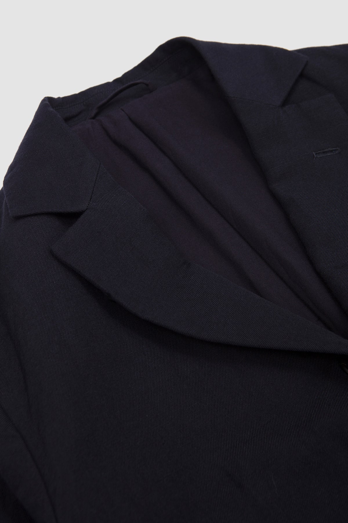 Cashmere Linen 4B Jacket Navy_2