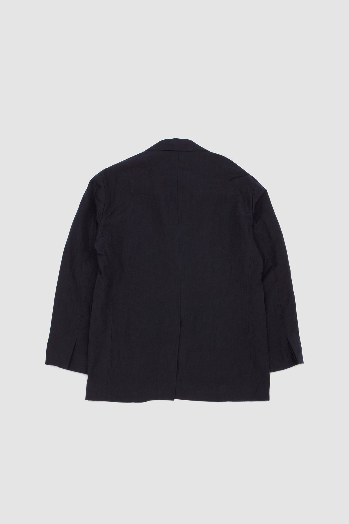 Cashmere Linen 4B Jacket Navy_4