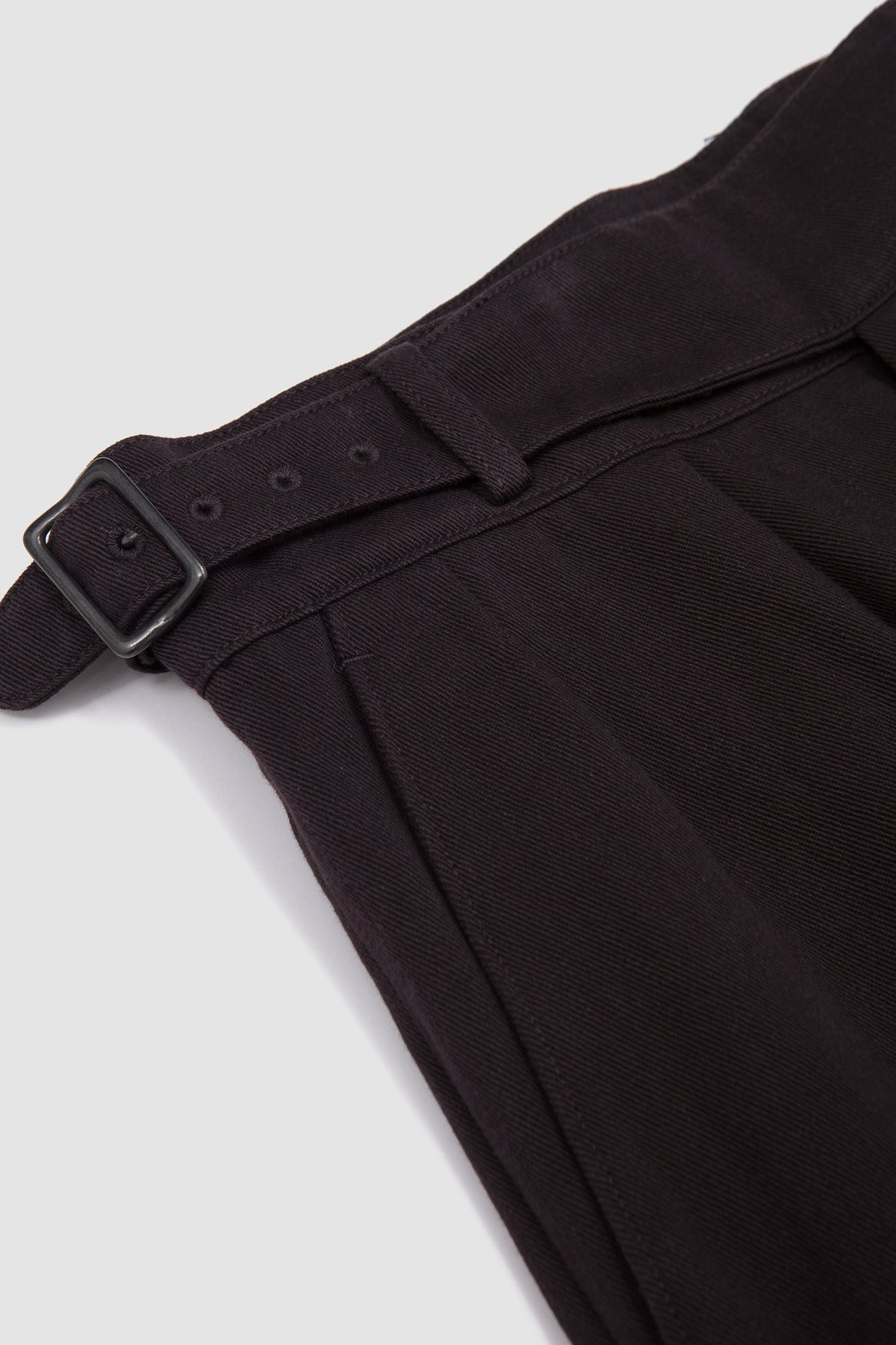 Cotton Drill Gurkha Pants Black