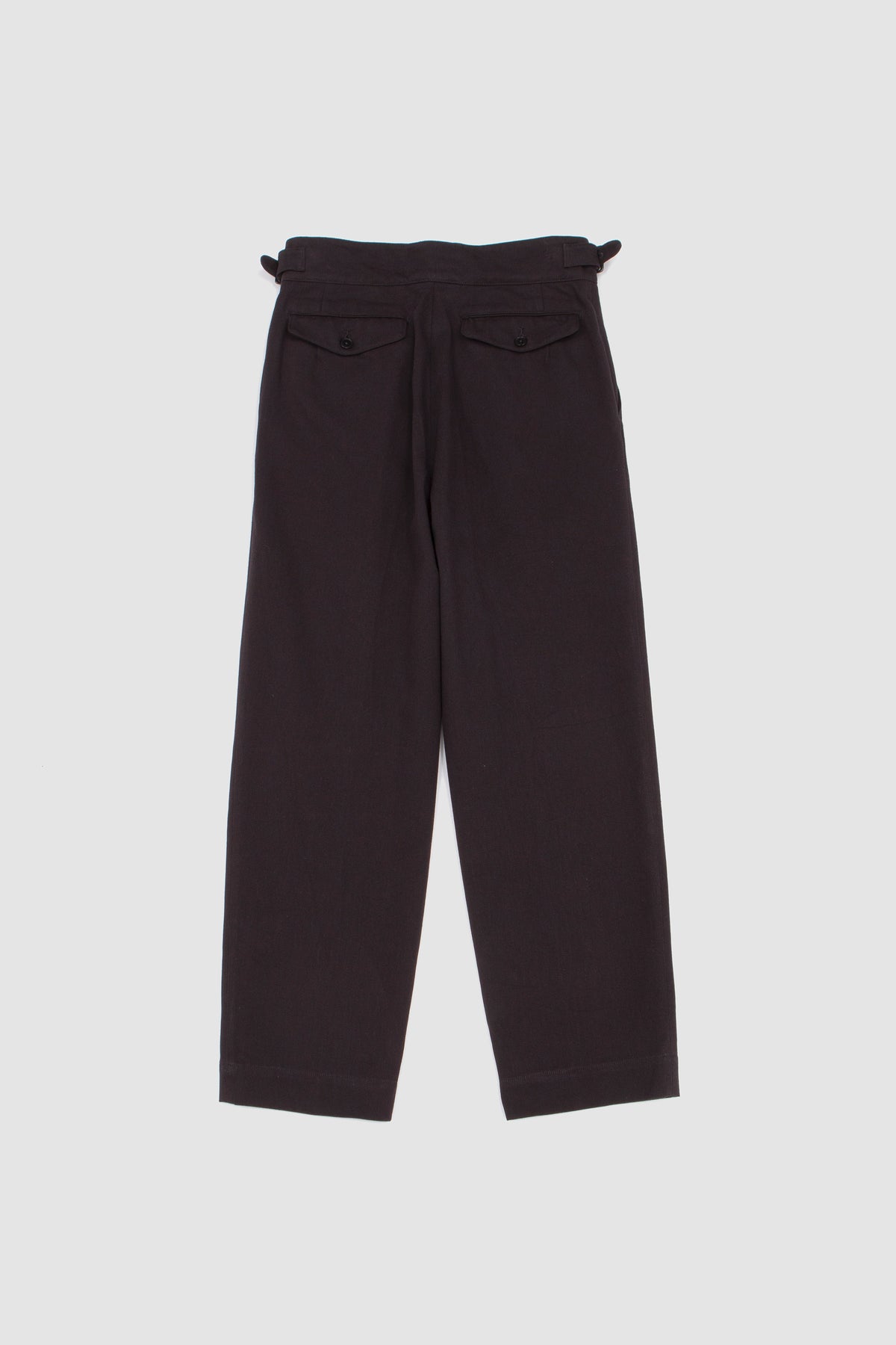 Cotton Drill Gurkha Pants Black_4