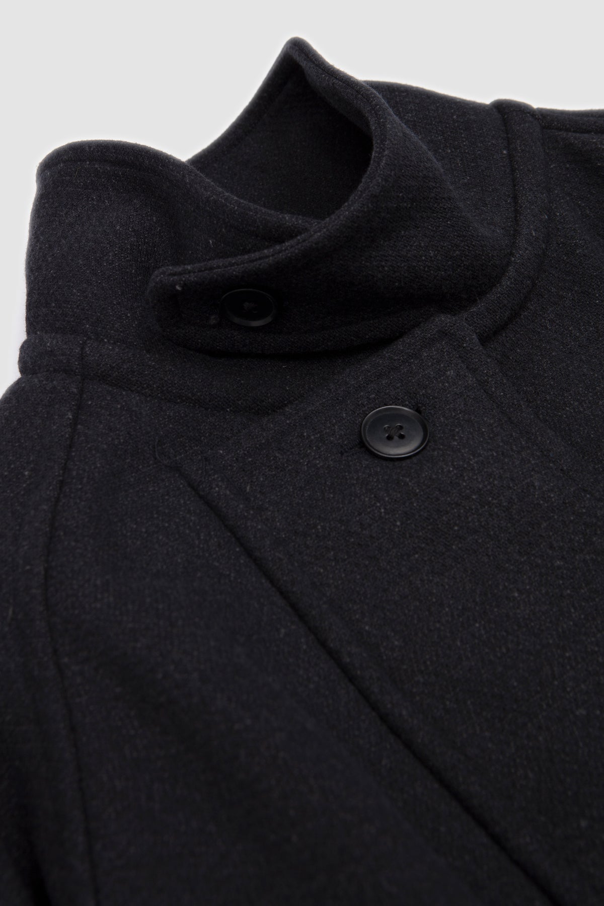 Stand Collar Coat Charcoal_2