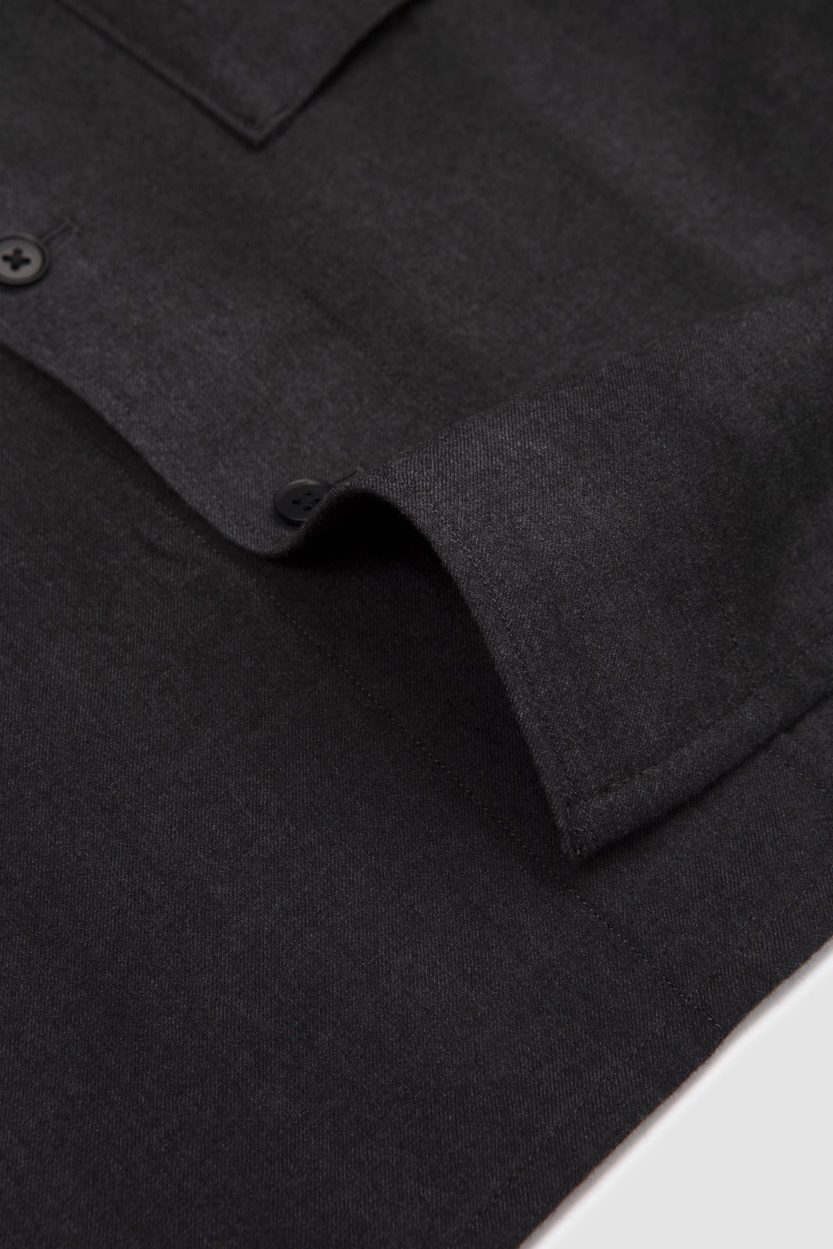 Uneven-Dyed Gabardine Field Shirt Jacket Grey_3