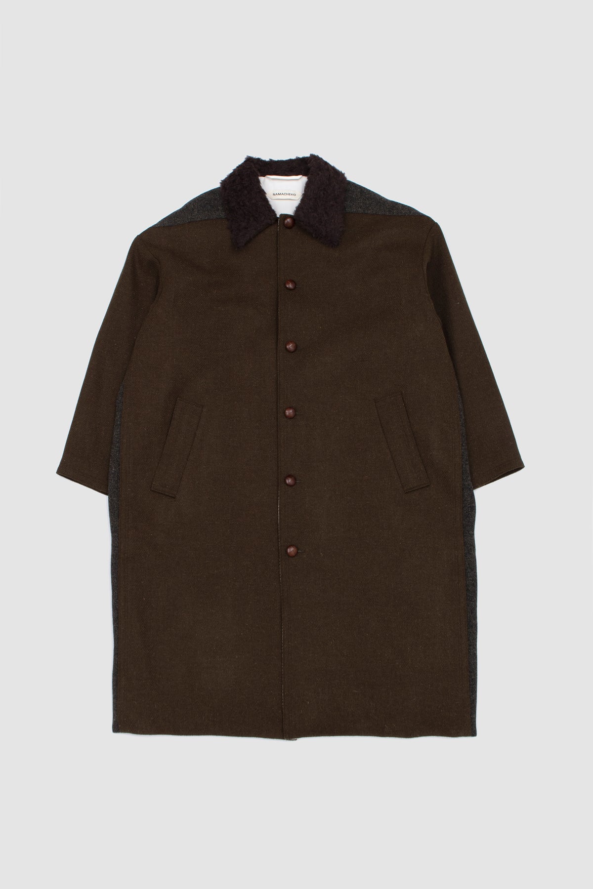 Emley Coat Speckled Moss Green