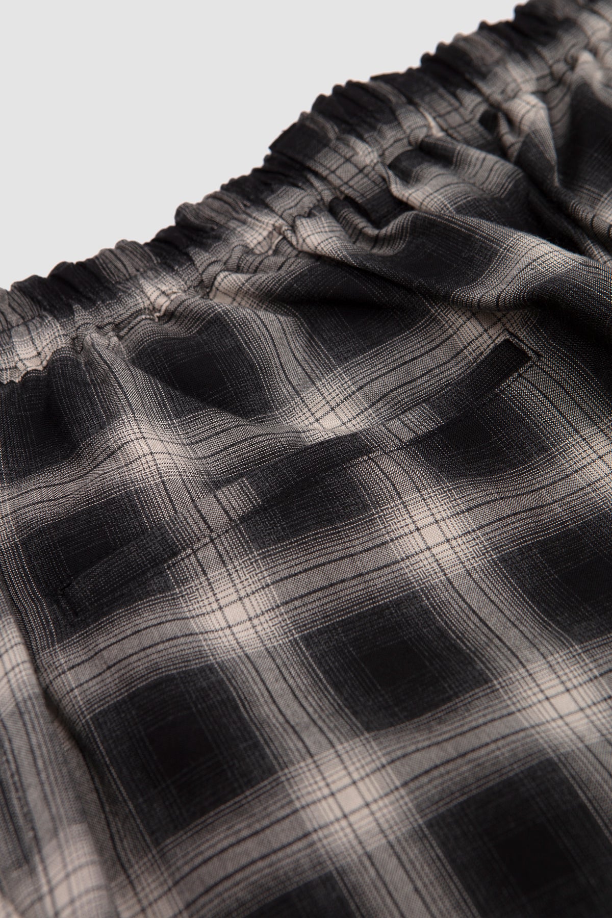 Cotton Viscose Wide Easy Trousers Black Ombre_3