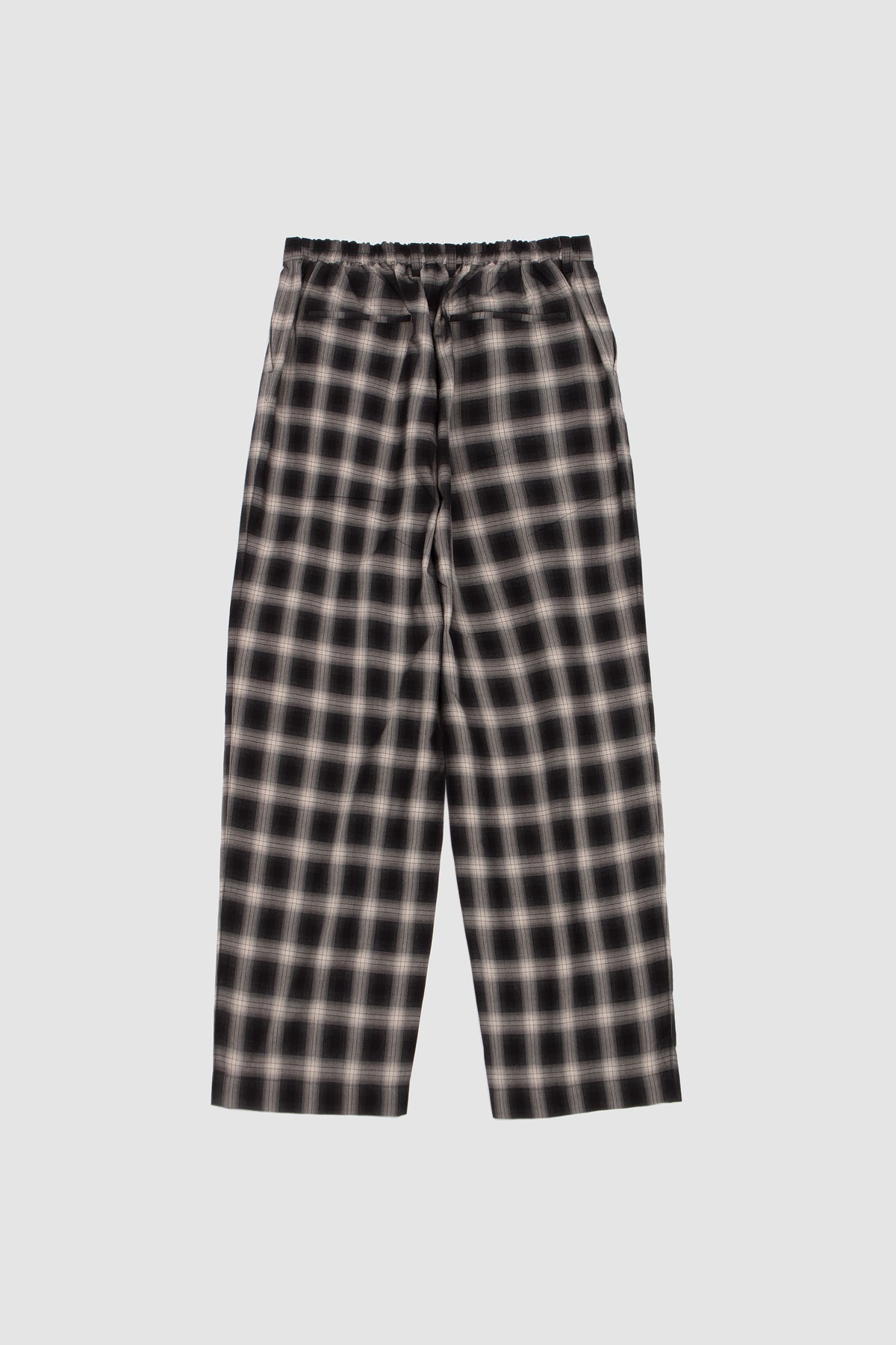 Cotton Viscose Wide Easy Trousers Black Ombre_4