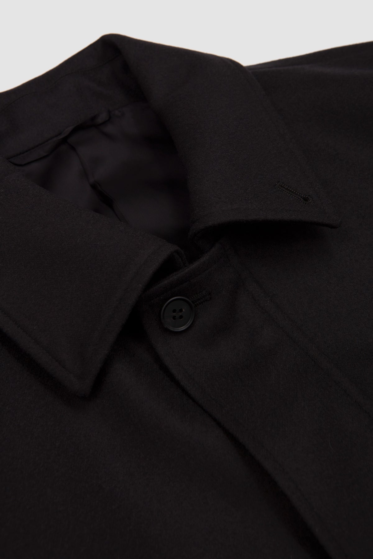 Wool Melton Harrington Jacket Dark Charcoal_2