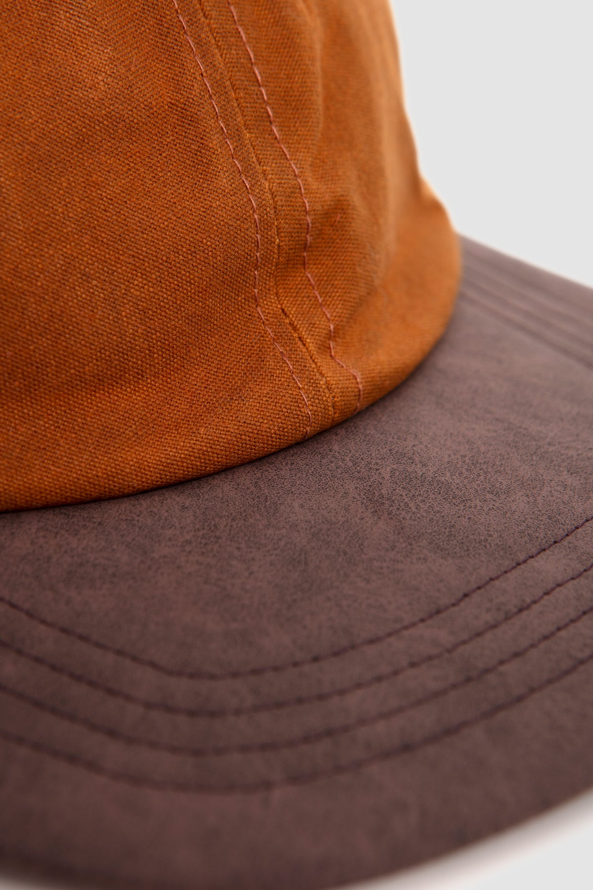 Parrafin 2Tone 3Panel Cap Brown_2