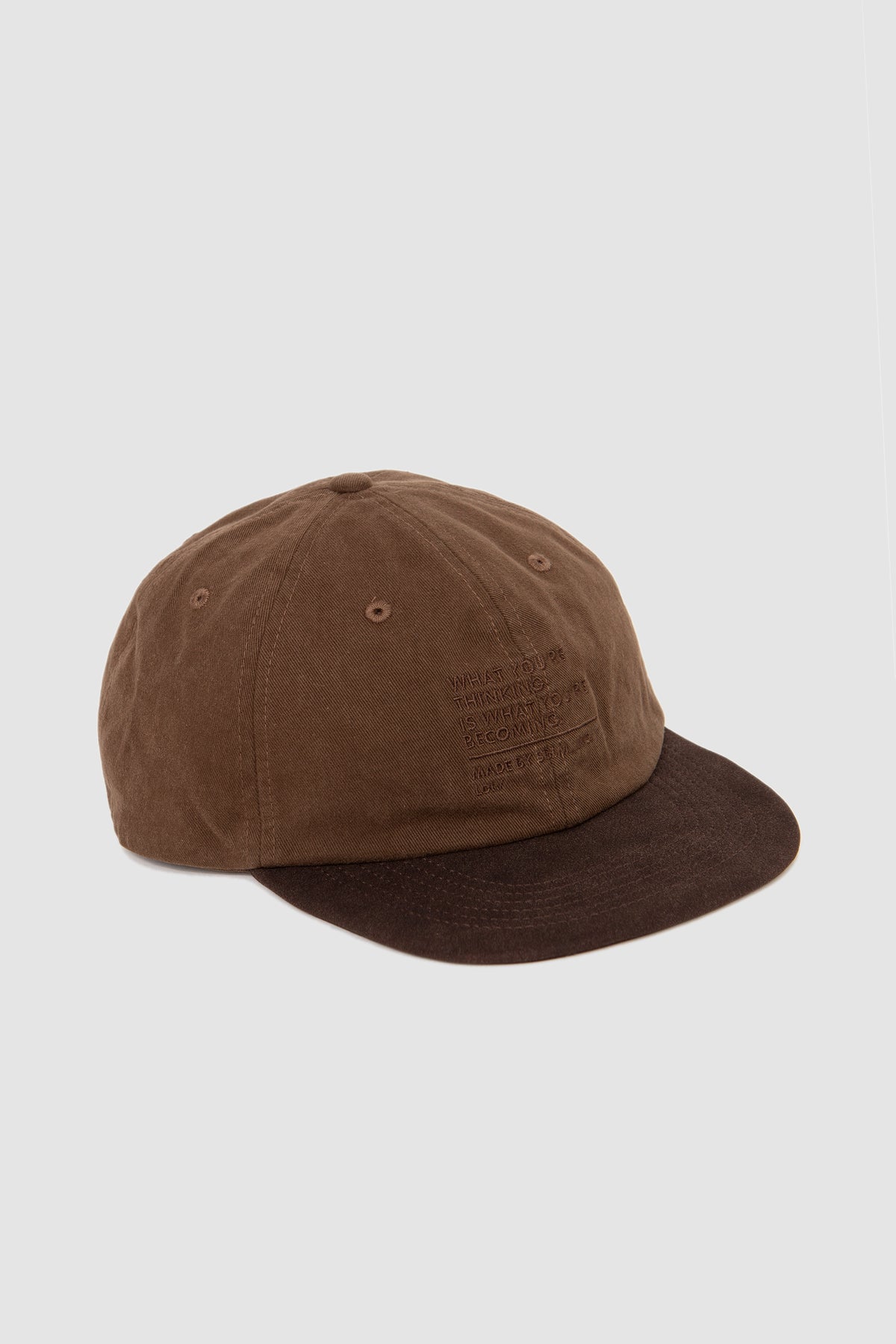 Washed Freebrim Cap Brown_1