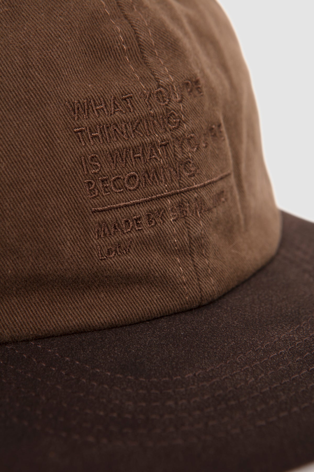 Washed Freebrim Cap Brown_2