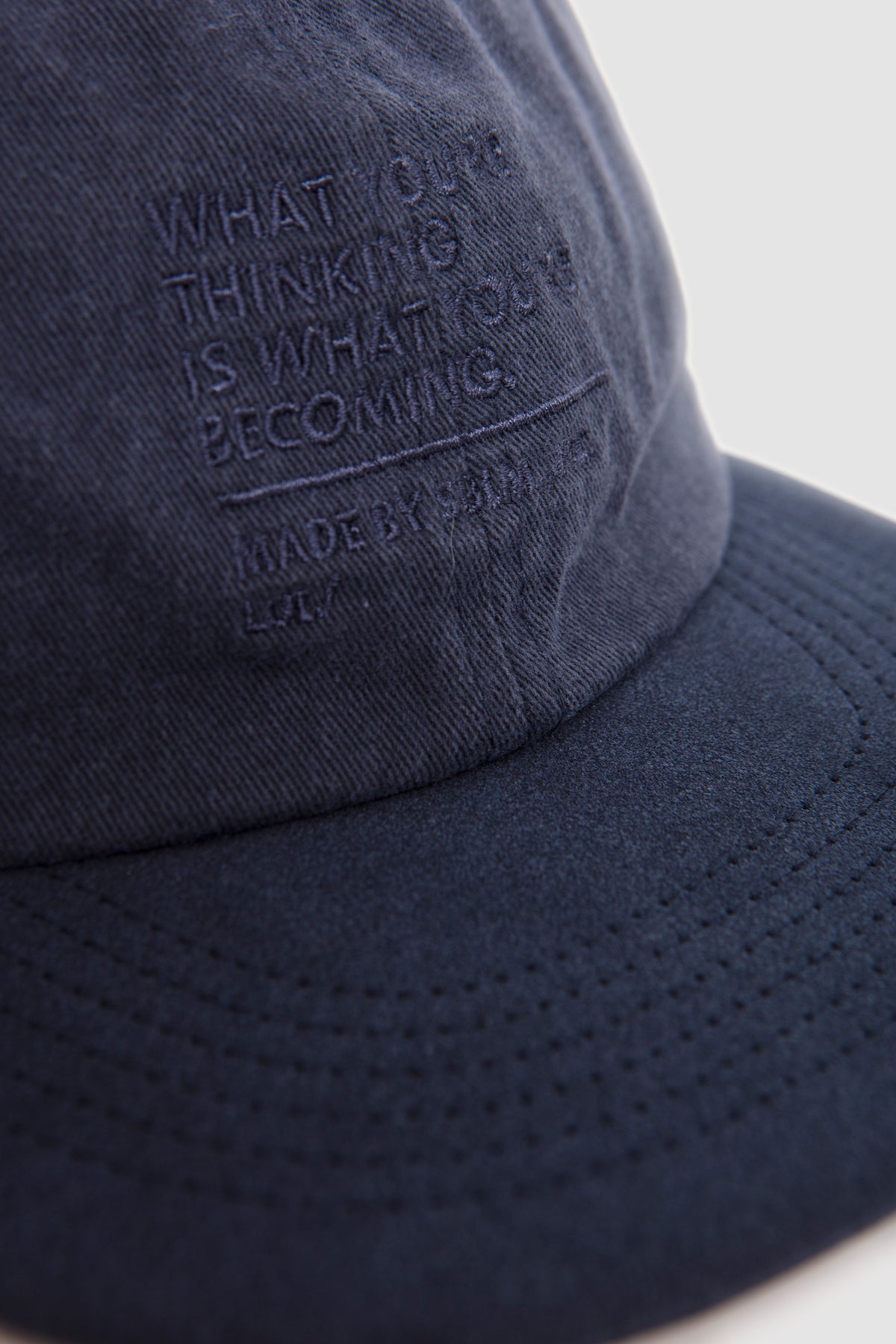 Washed Freebrim Cap Navy_2