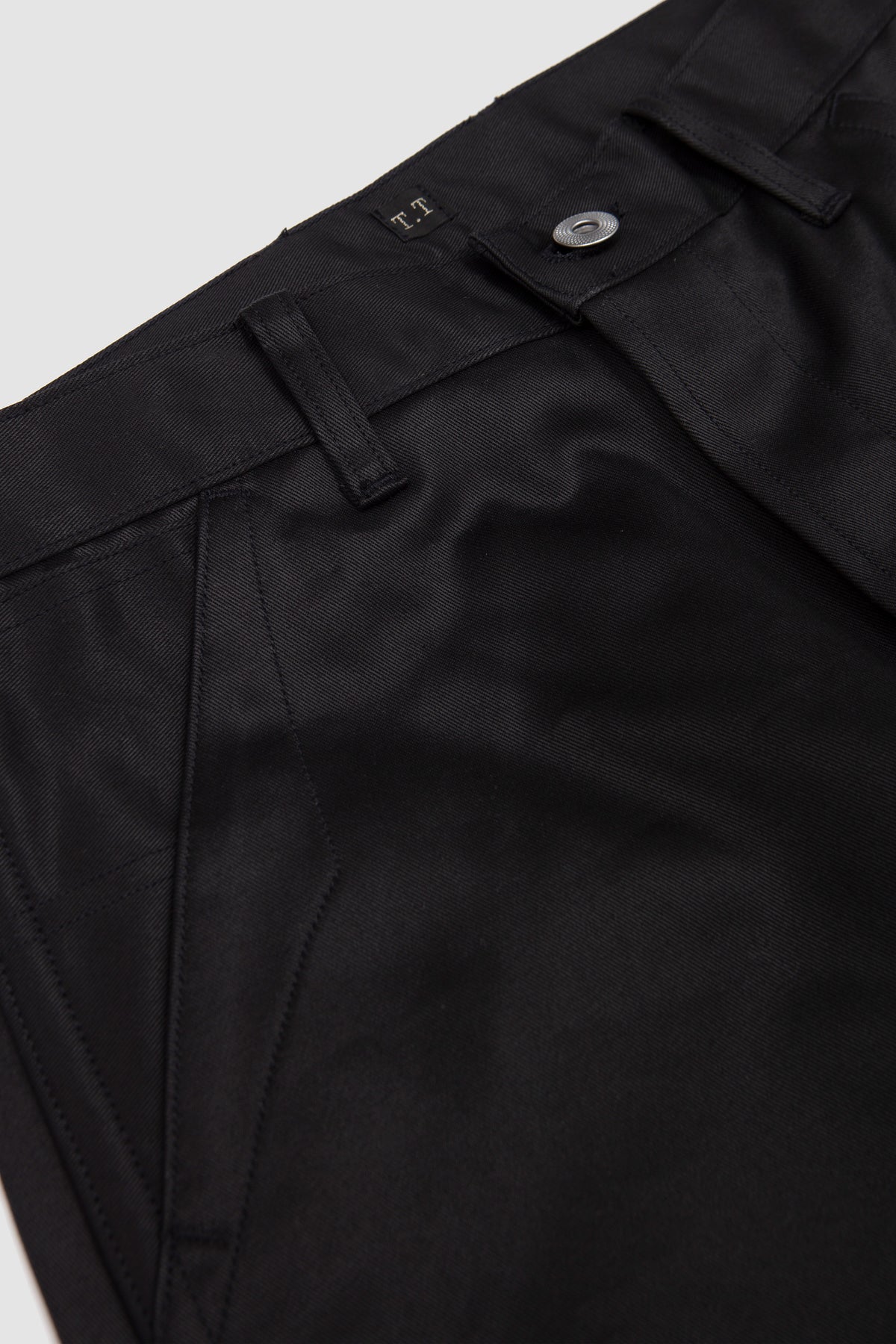 Lot. 222 Painter Pants With Buckle Black
